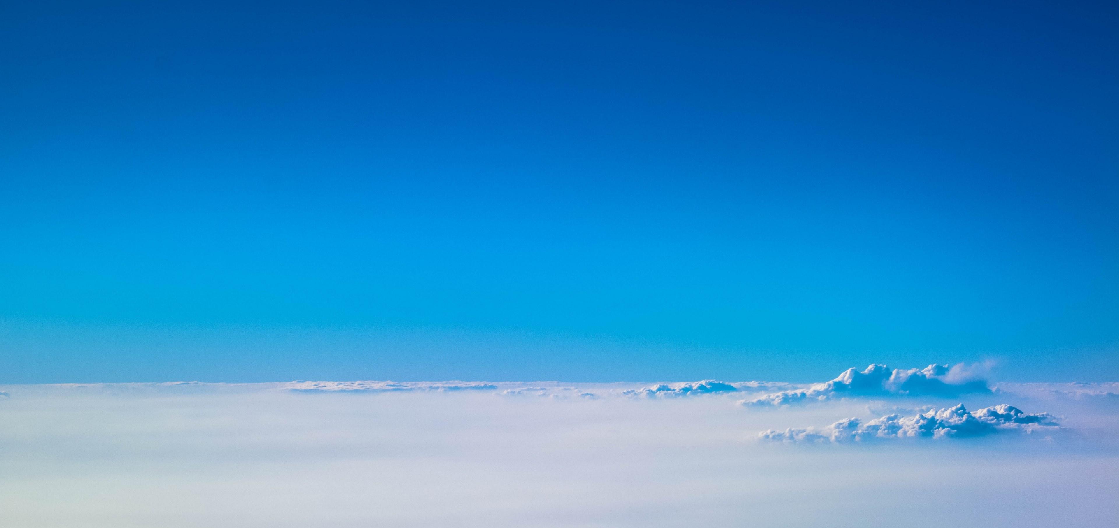 3840x1813 Wallpaper / blue sky clouds cloud and sky HD 4k wallpaper free download