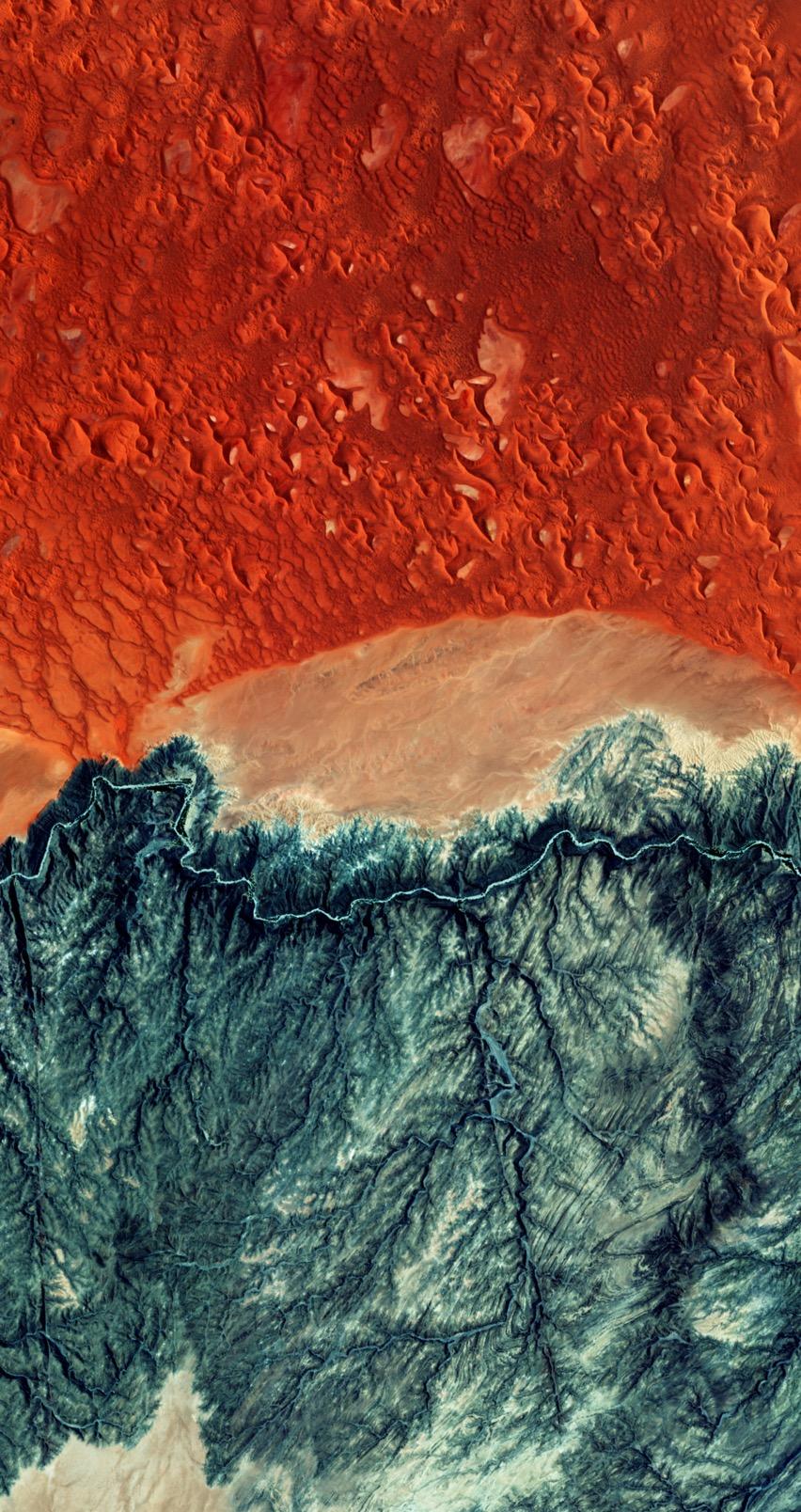 852x1608 Wallpaper of the week: satellite imagery