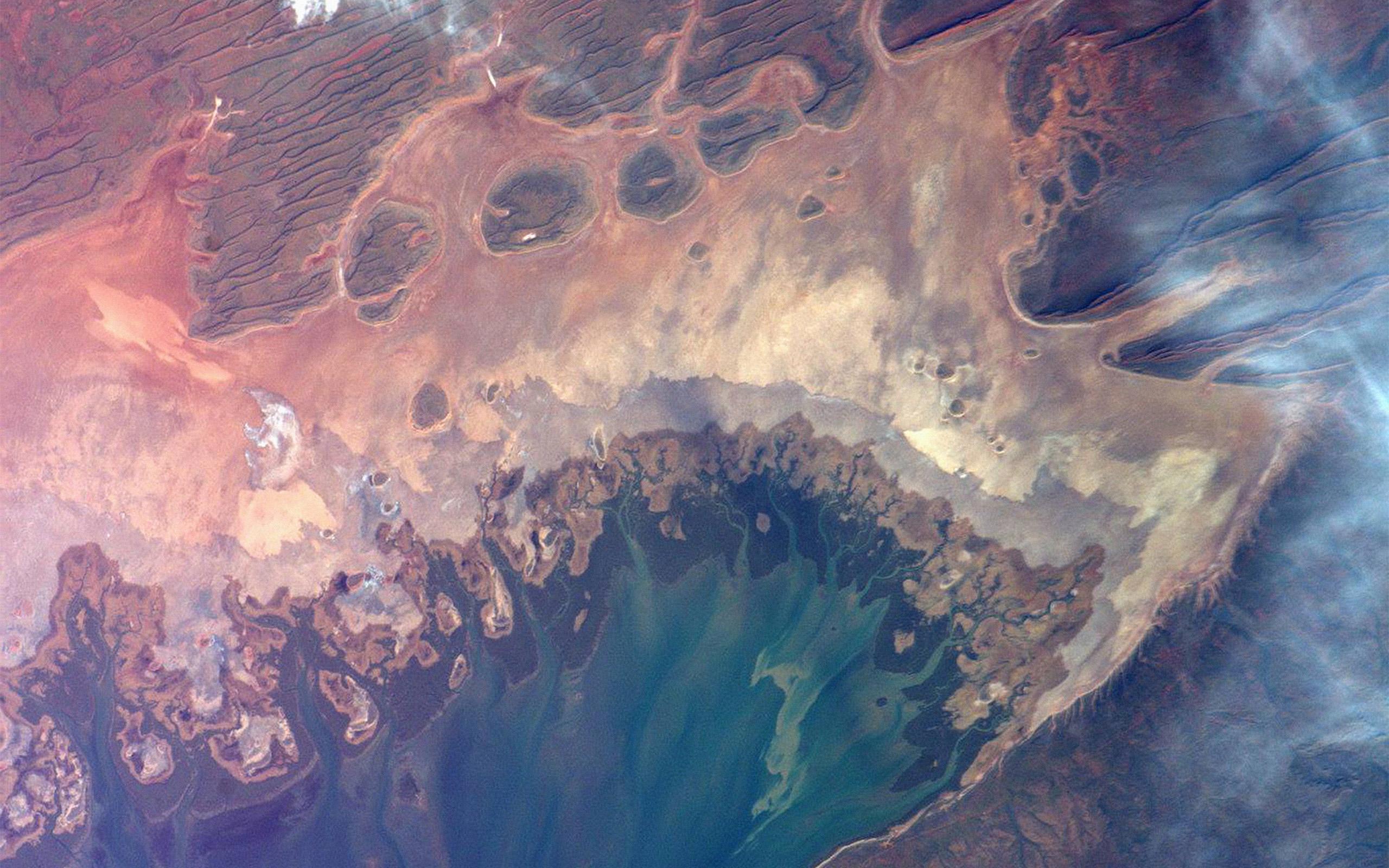 2560x1600 wallpaper for desktop, laptop. earthview satellite map sea land art illustration