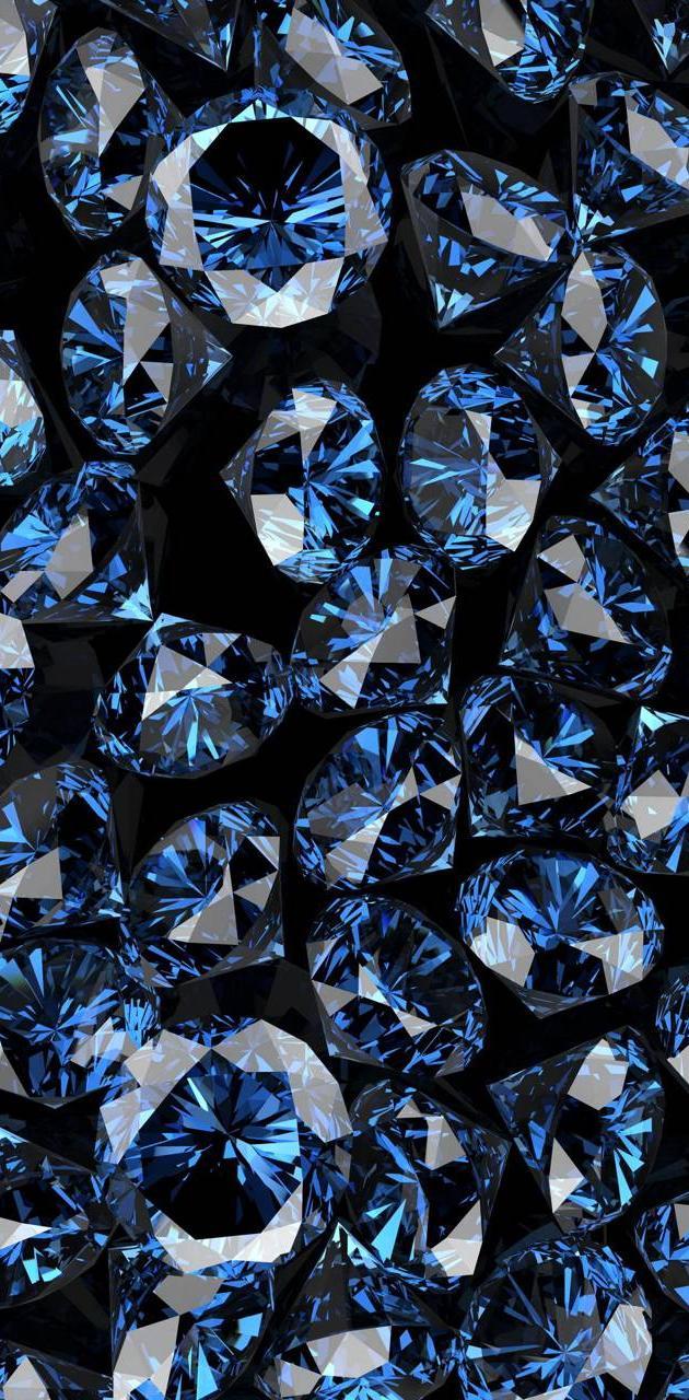 630x1280 Blue Diamonds wallpaper
