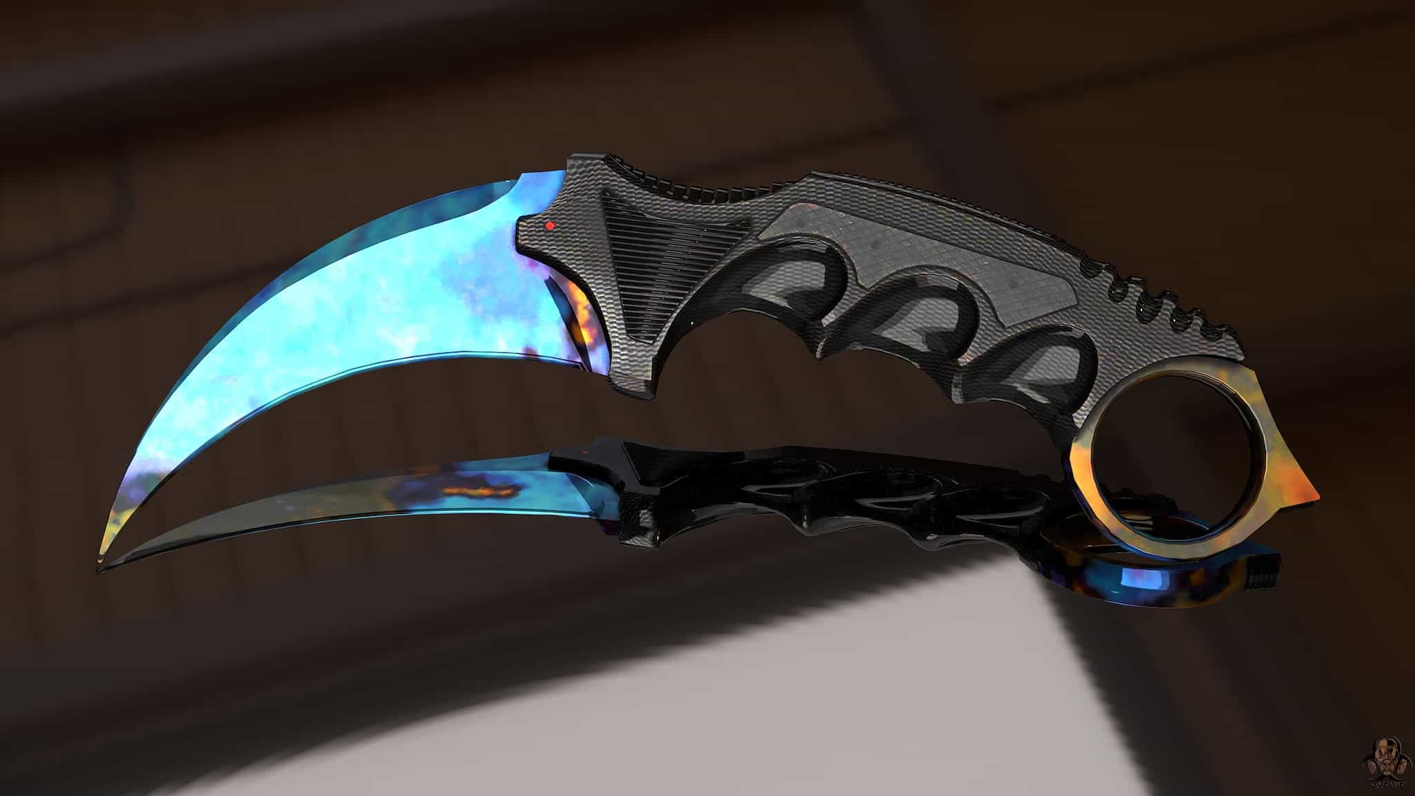 2048x1152 CSGO Skins Artworks Featuring Blue Gems Blue Gem