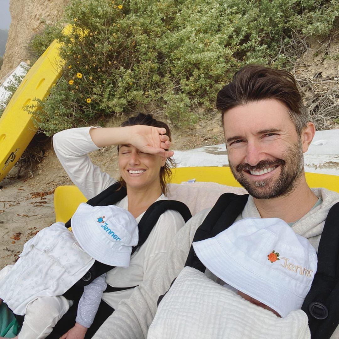 1080x1080 Brandon Jenner's Twins Photo: Cute Picture of Sam and Bo