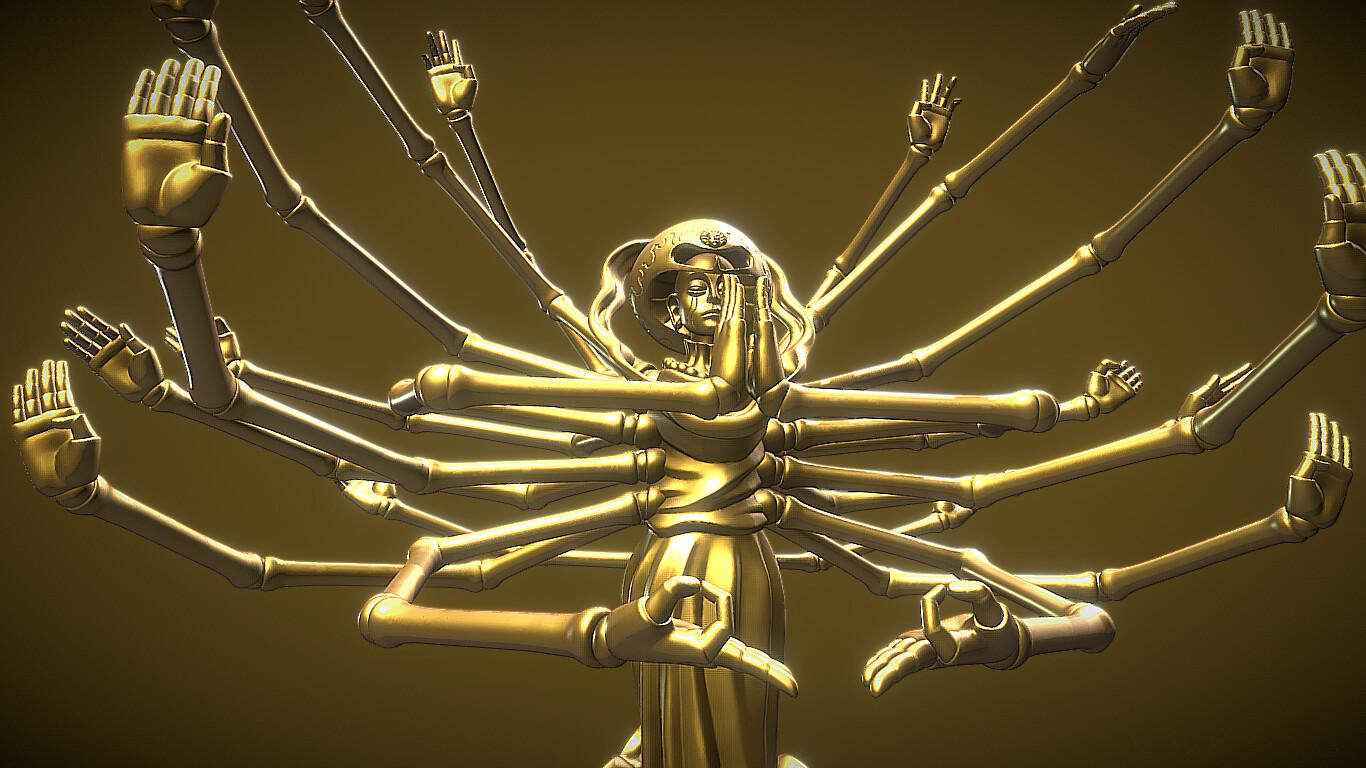 1366x768 tebogo Wesi's 100 type Guanyin Bodhisattva