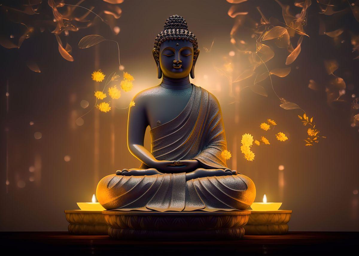 1200x857 guanyin buddha' Poster