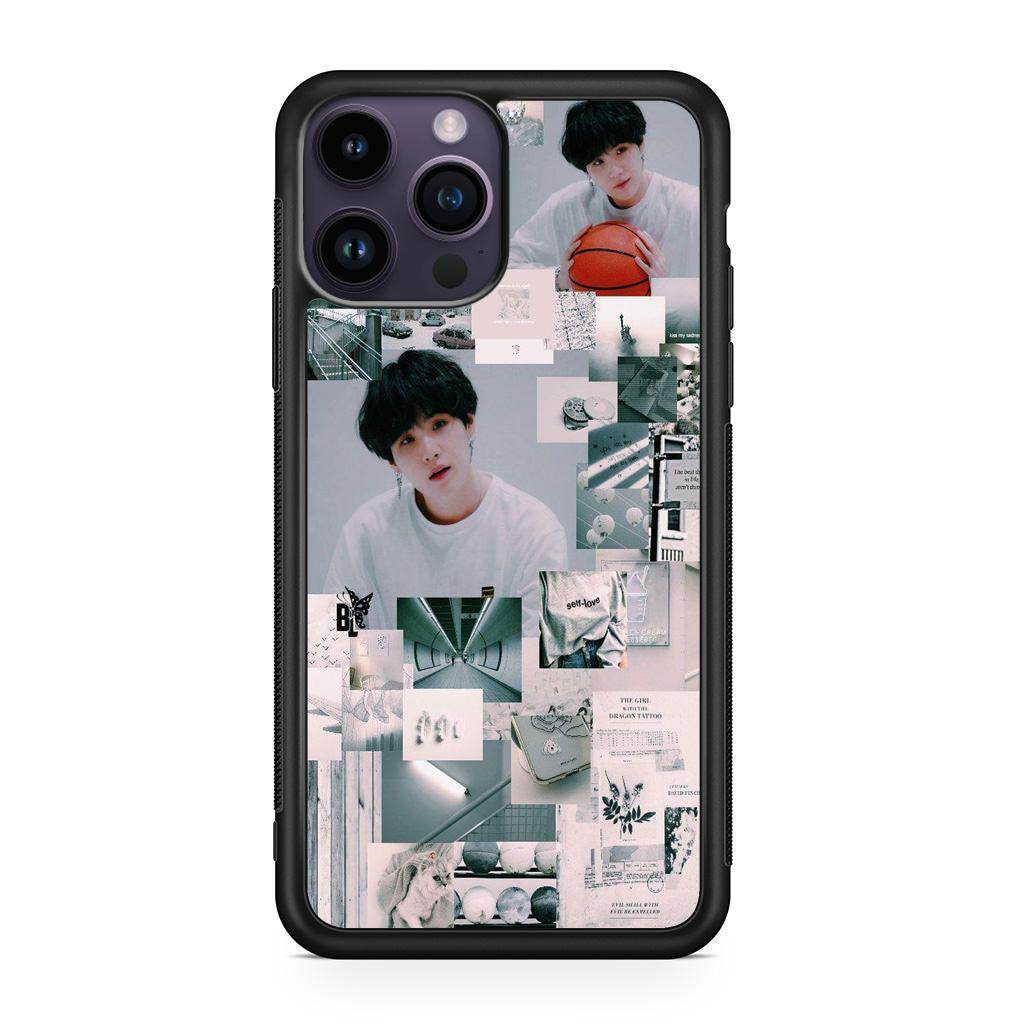 1024x1024 Suga College Wallpaper iPhone 14 Pro / 14 Pro Max Case