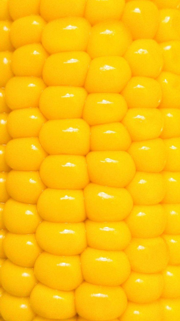 736x1308 A close up of corn on the cob wallpaper. Yellow aesthetic pastel, Yellow aesthetic, Yellow wallpaper