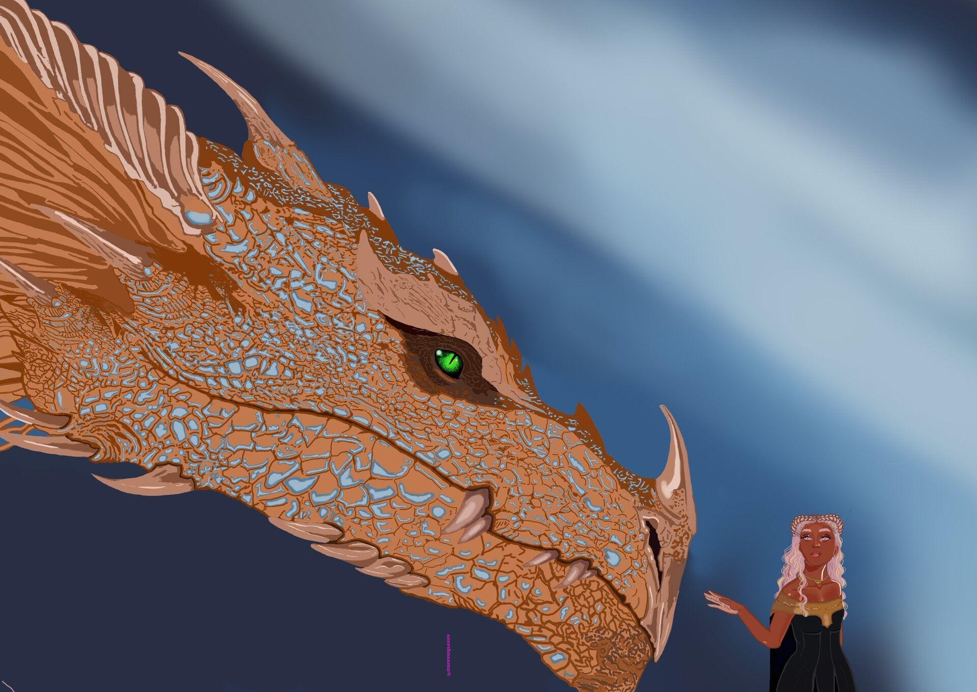 1920x1360 Vhagar & Laena Velaryon