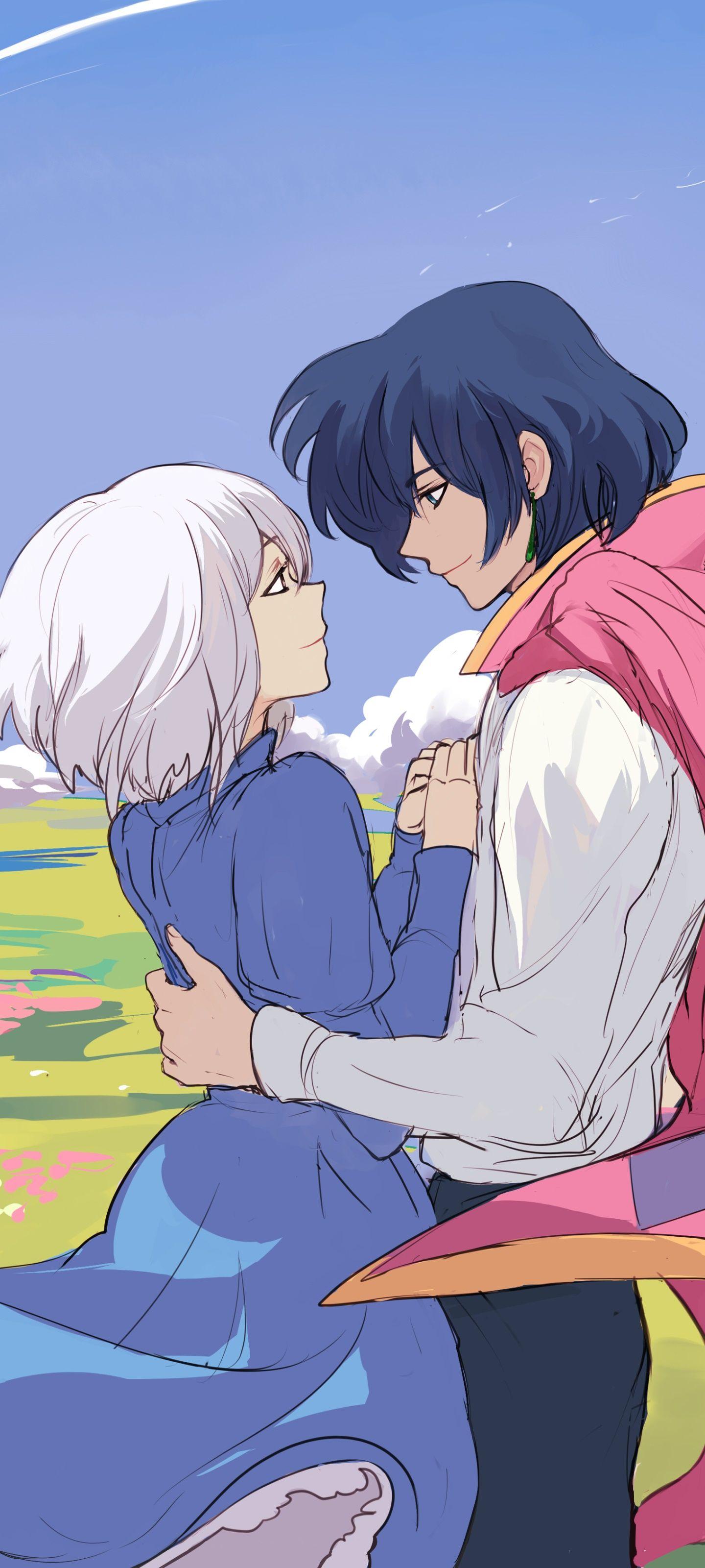 1440x3200 Wallpaper / Anime Howls Moving Castle Phone Wallpaper, Howl Jenkins Pendragon, Sophie Hatter, 1440x3200 free download