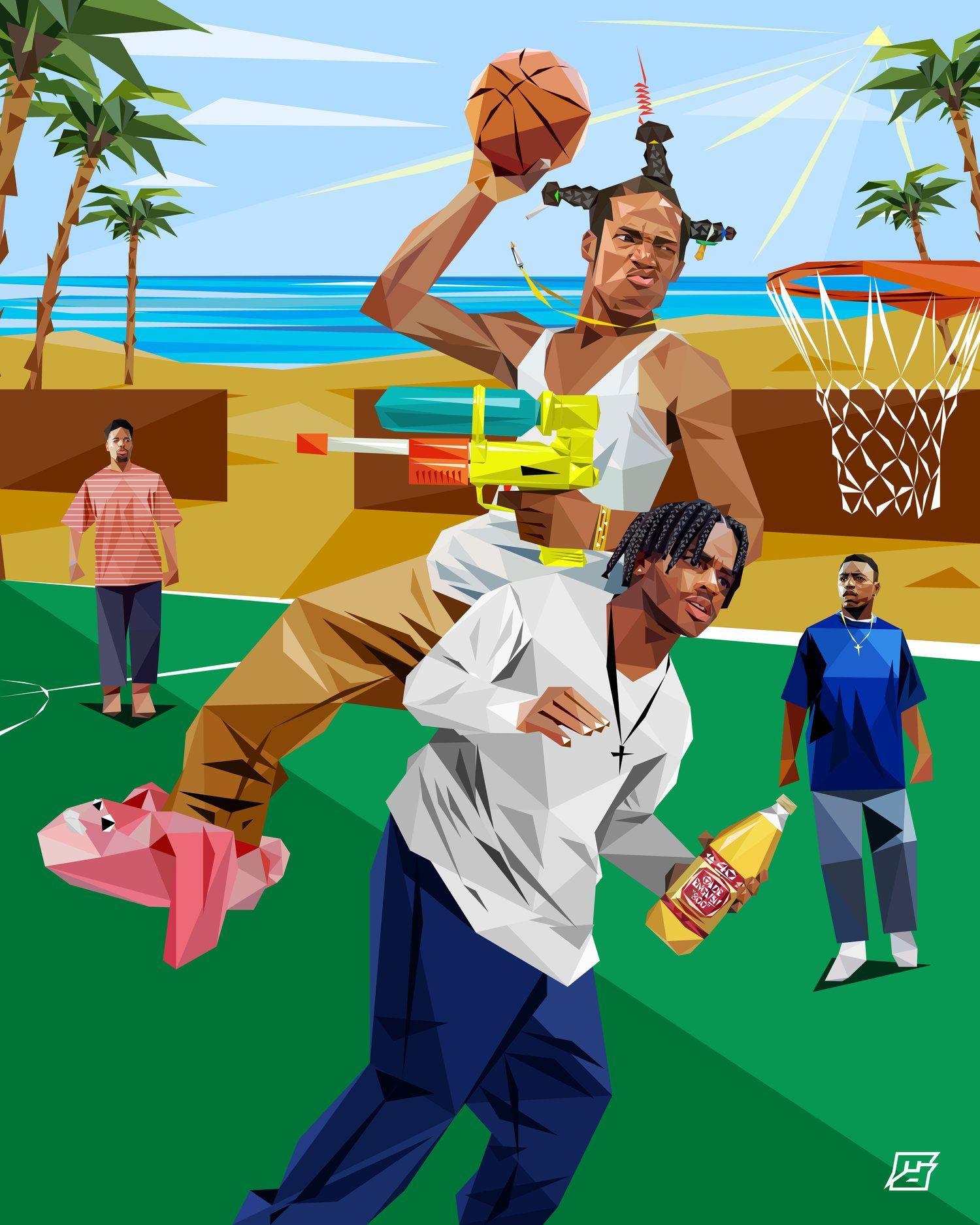1500x1875 Don't Be A Menace Print (16 in x 20 in)