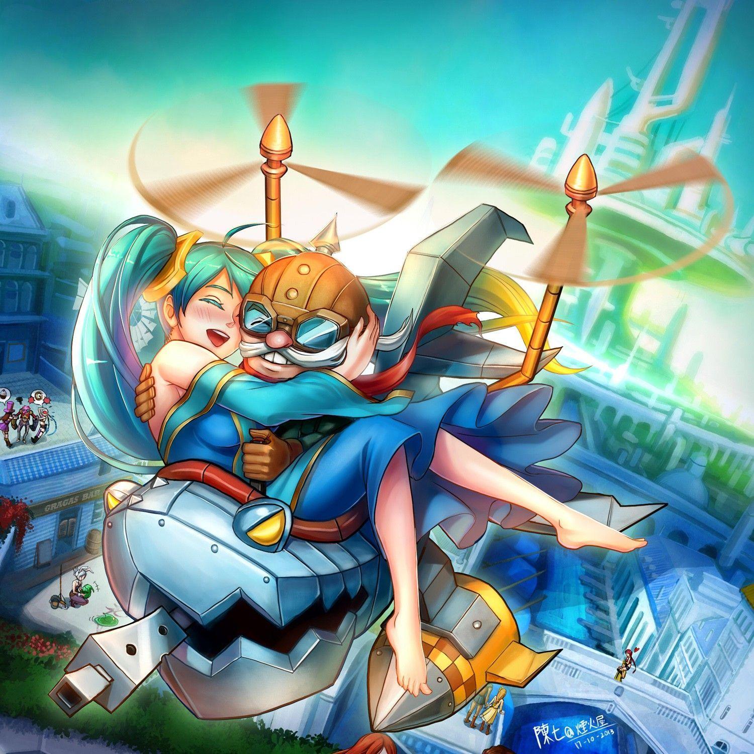 1500x1500 Corki & Sona. Wallpaper & Fan Arts. League Of Legends
