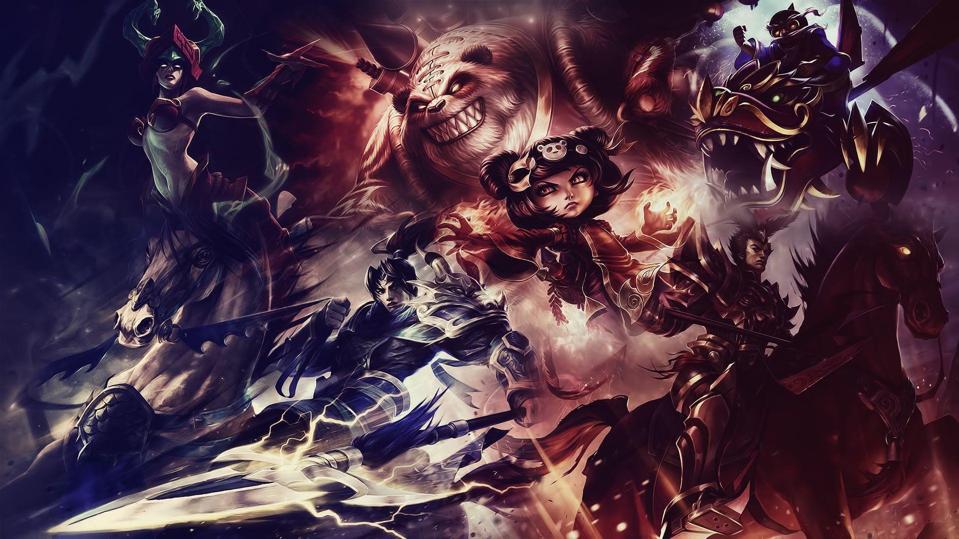 1920x1080 Wallpaper / lollatino.net, Poro, lol, Corki, 1080P, League of Legends free download