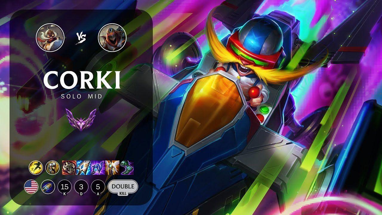 1280x720 Corki Mid vs Zed Master Patch 13.7
