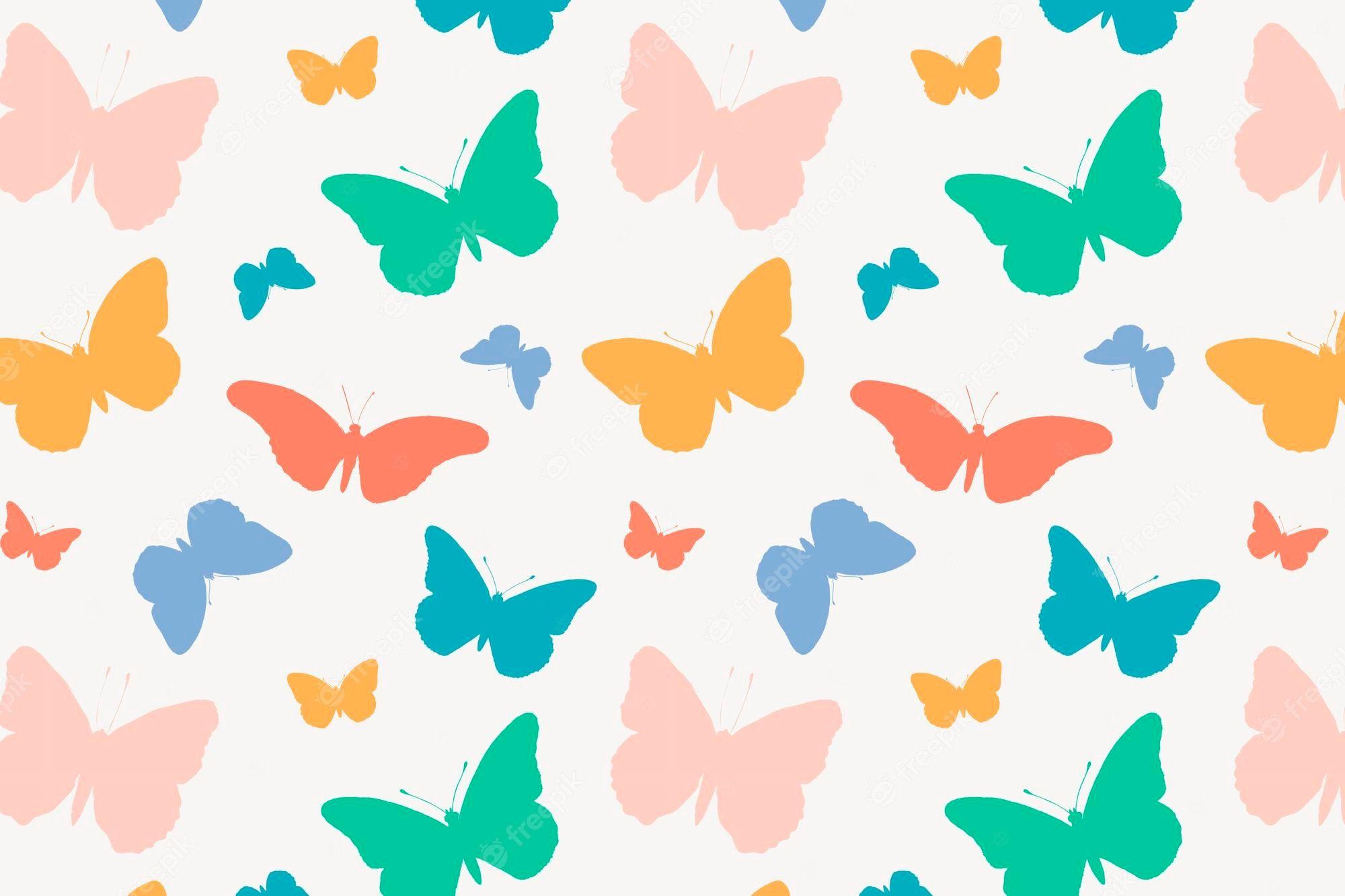 2000x1333 Butterfly Pattern Image