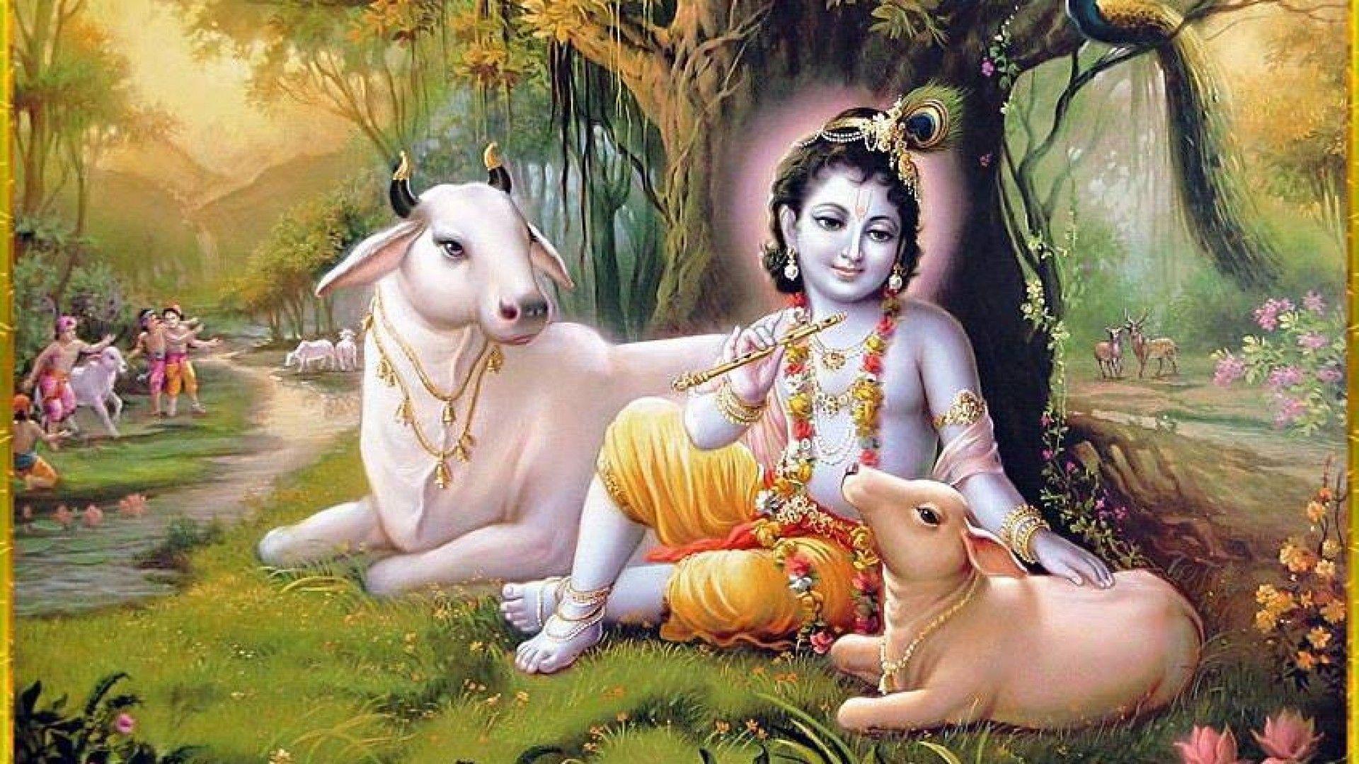 1920x1080 For the practice of yoga, Krishna is the Yogavatara, the incarnation of #yoga in all its aspects. Lord krishna HD wallpaper, Lord krishna, Lord krishna wallpaper