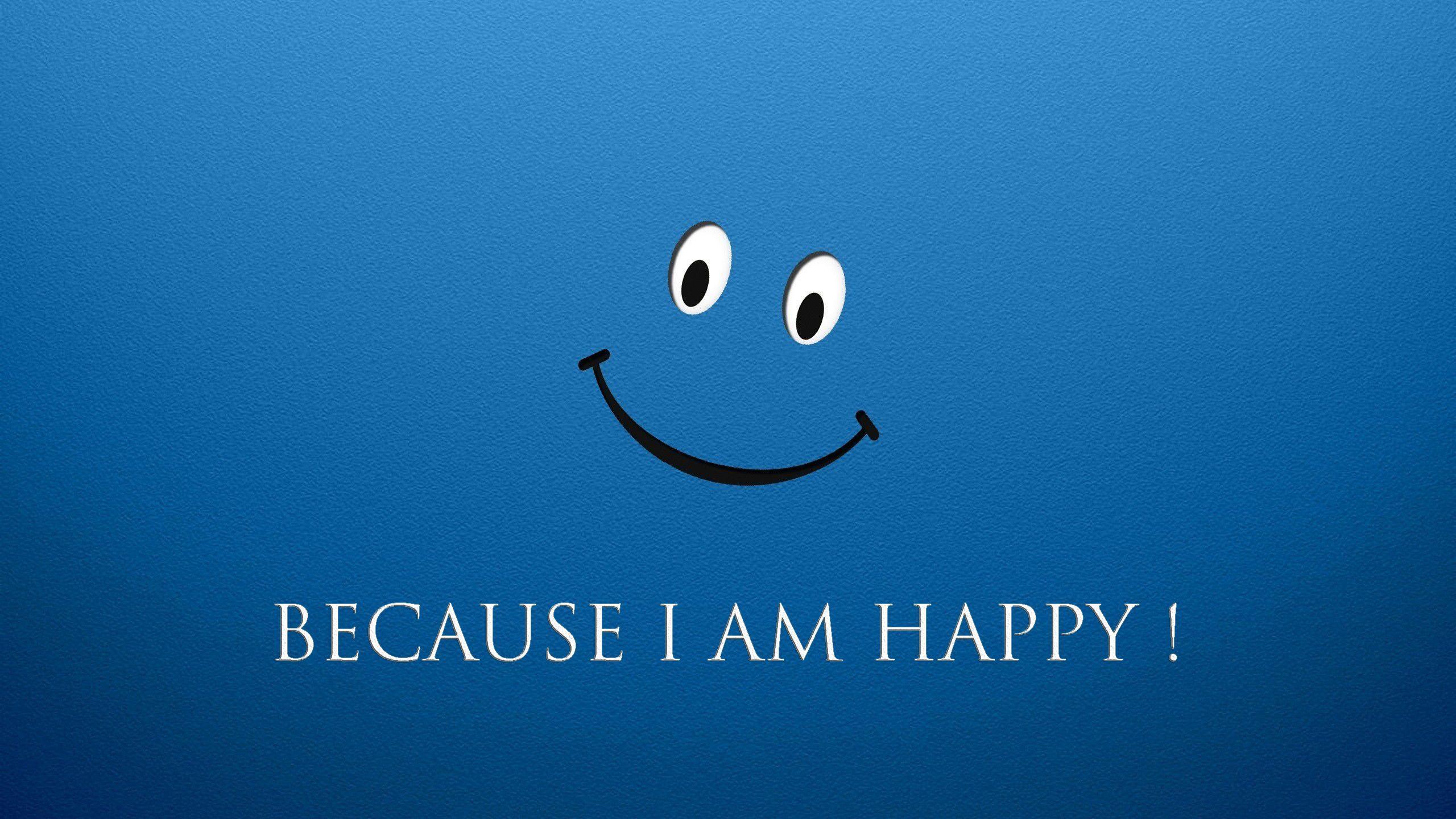 2560x1440 Happy Quotes Wallpaper