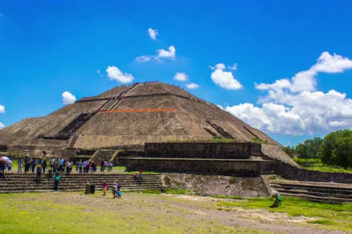 1200x800 Teotihuacan, Mexico City, Ancient Aztec Pyramids, Stock Video