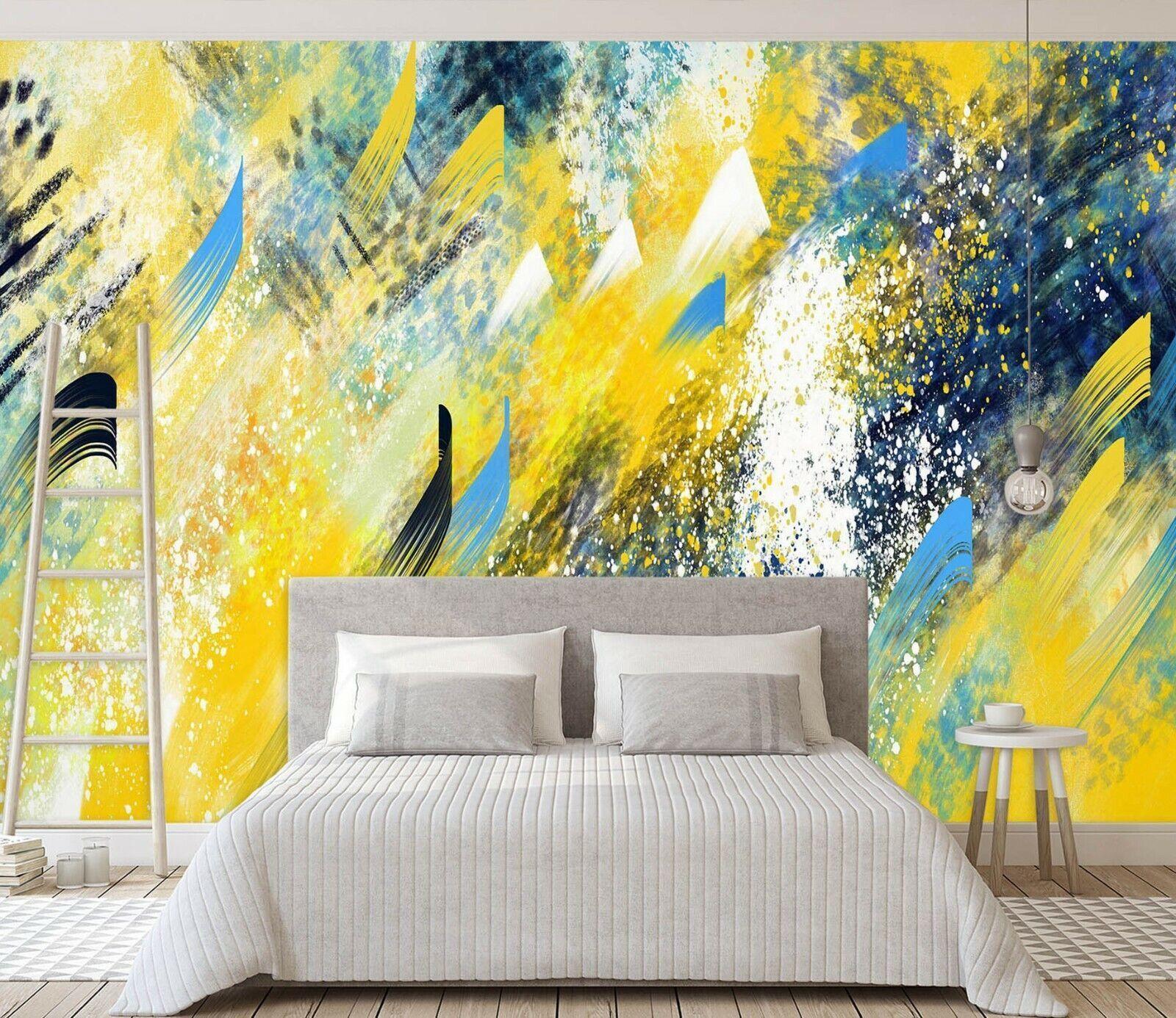 1600x1386 3D Blue Painting KE1345 Jesus Religion God Wallpaper Mural Self Adhesive US Bea