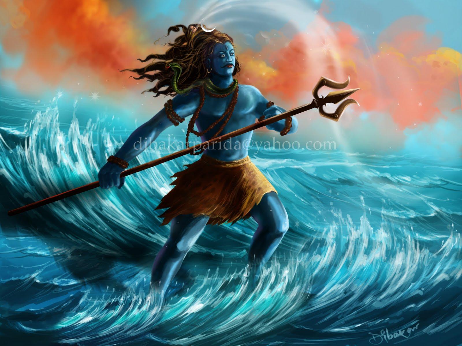 1600x1200 Best 50 Hindu Painting Wallpaper Of Hindu Lord Shiva