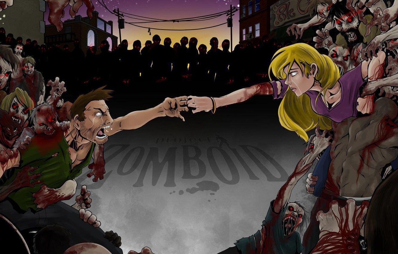 1332x850 Desktop Zombie Art Wallpaper