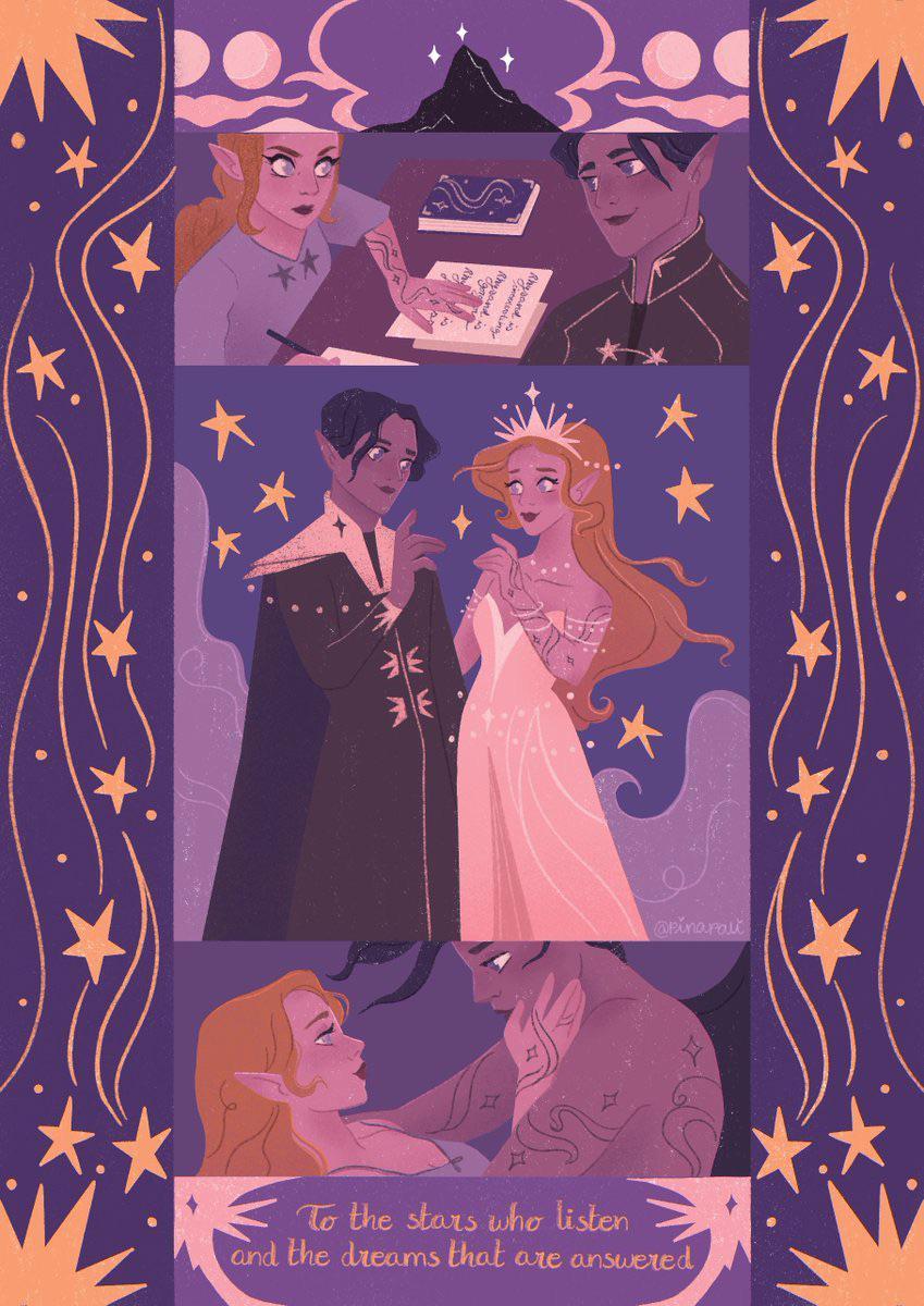 849x1200 Feyre and Rhysand Pinapali on Twitter