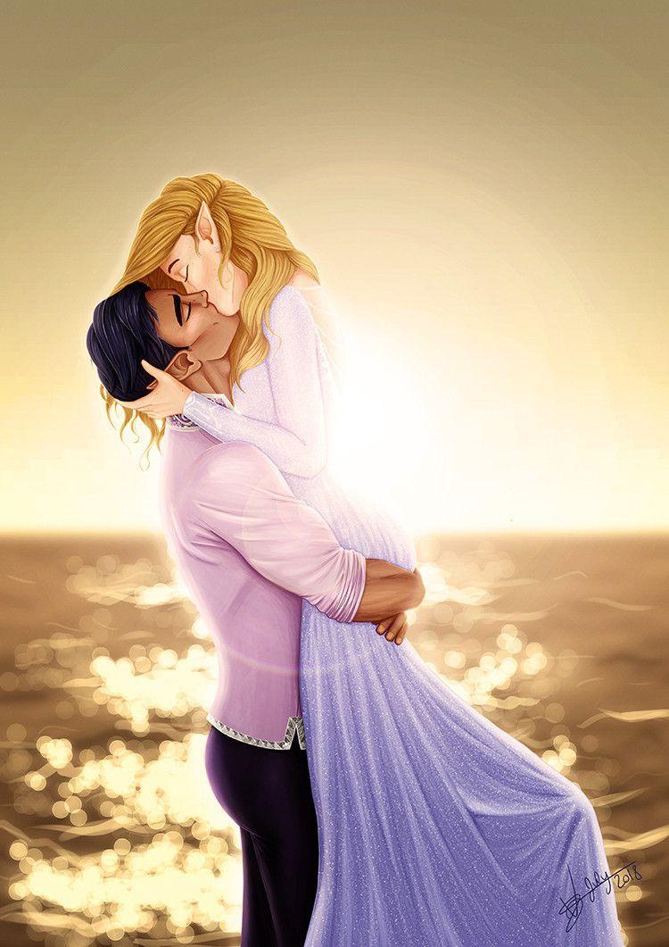 750x1061 Veronikah Vee and Rhysand Romantic Sunset