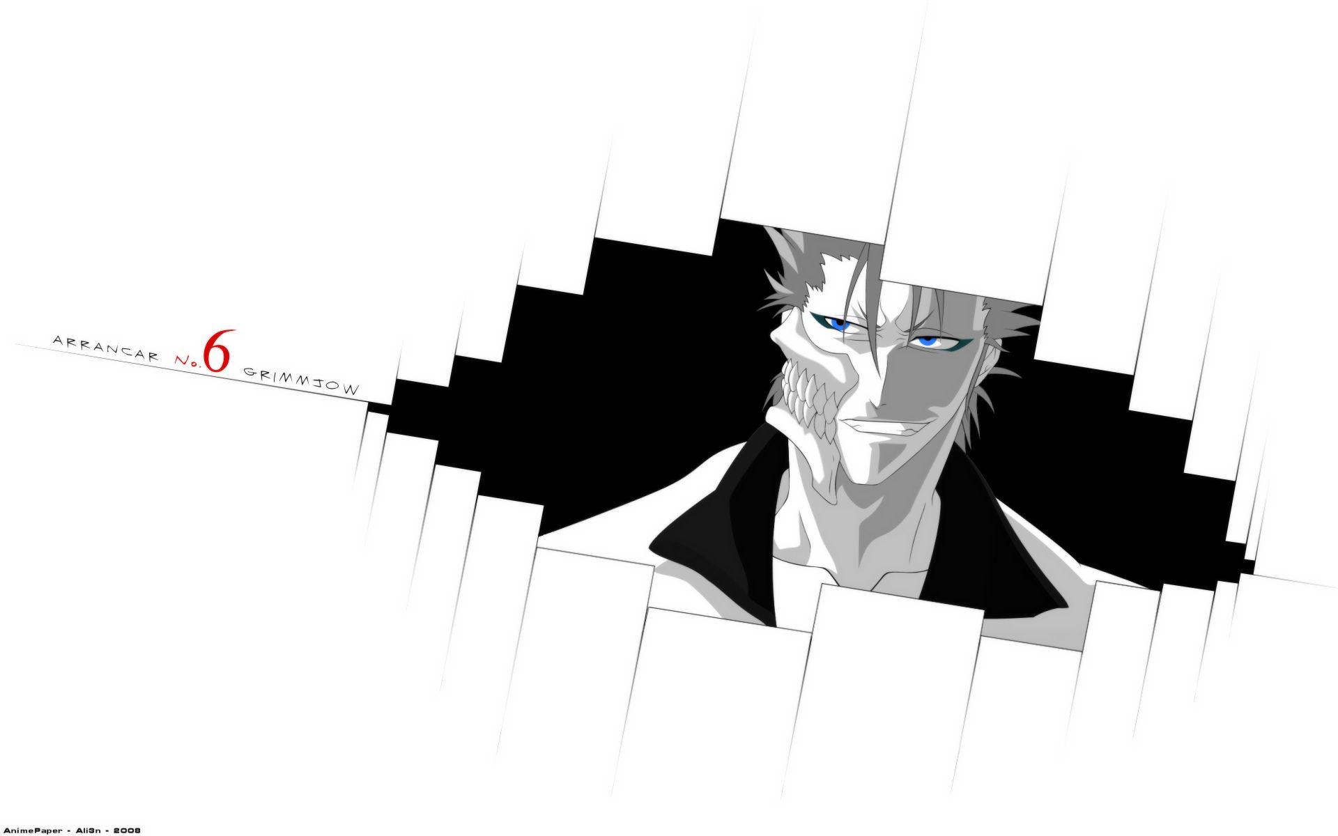 1920x1200 Bleach Espada Grimmjow Jaegerjaquez white background wallpaper