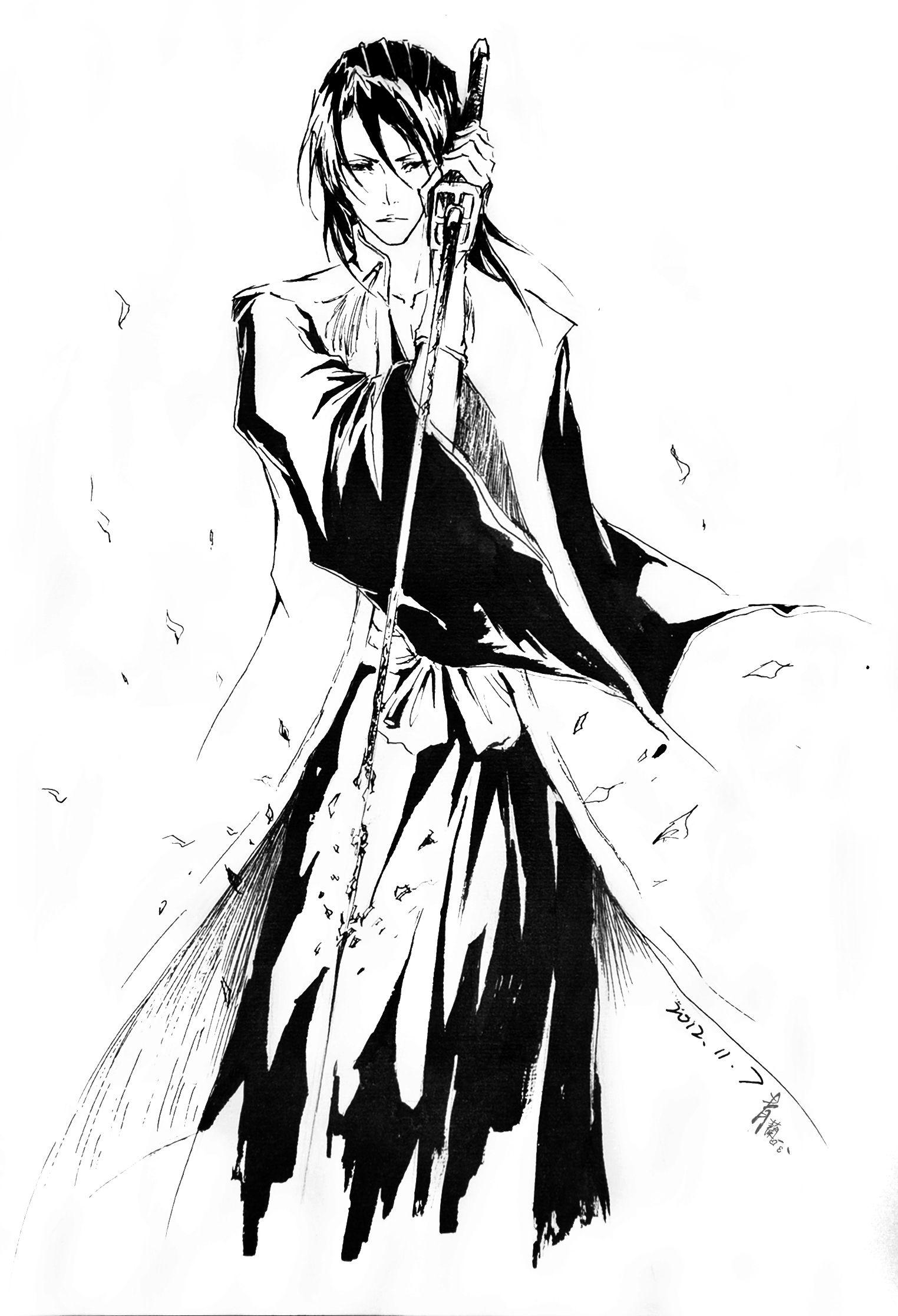 1524x2232 Kuchiki Byakuya Wallpaper