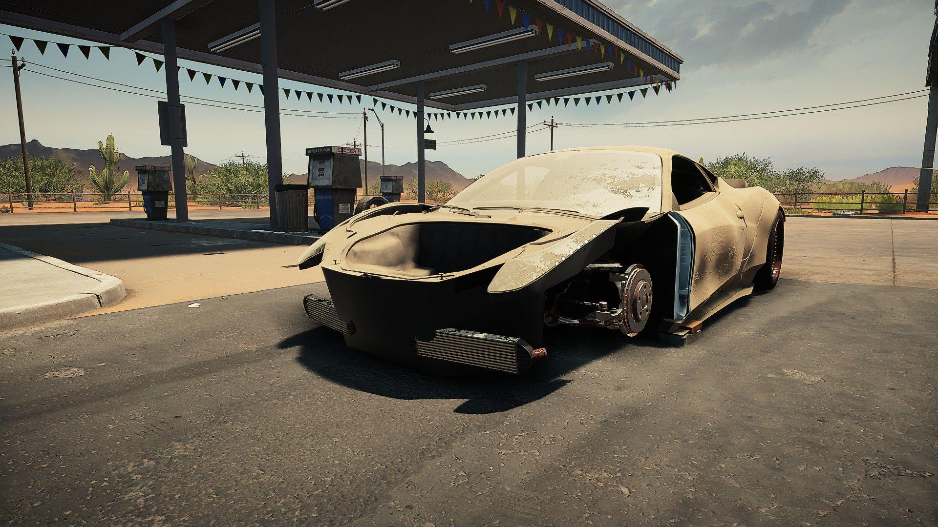 1920x1080 The Car Mechanic Simulator 2021 Ferrari 458 mod I found in the salvage auction. This thing's gonna need a crap ton of work done. The car is caked with dirt!