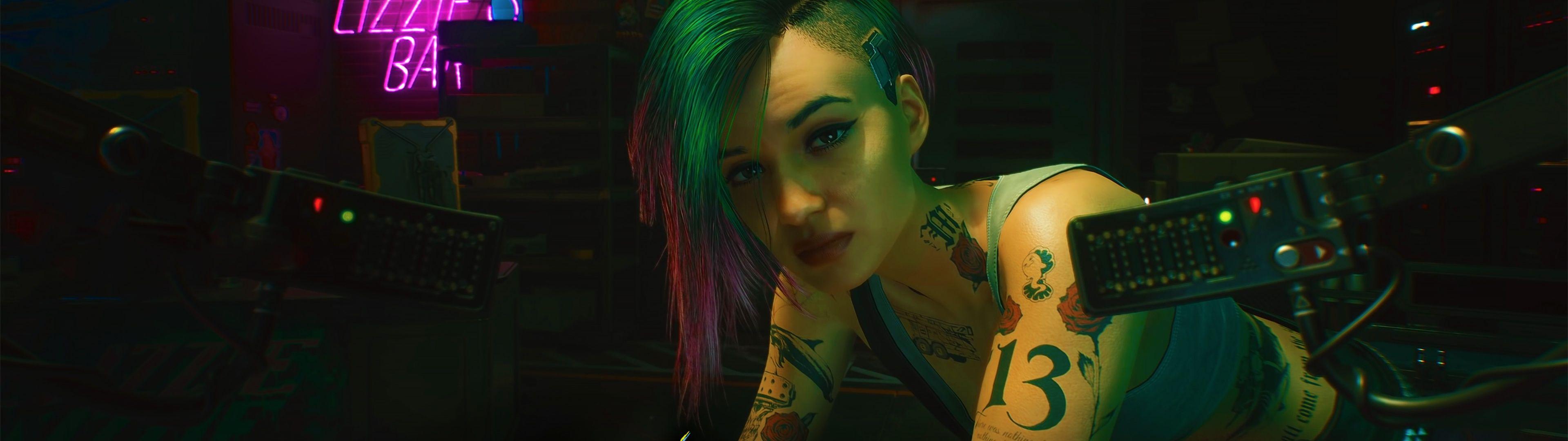 3840x1080 Cyberpunk 2077 Wallpaper 4K, Judy Alvarez, Xbox Series X