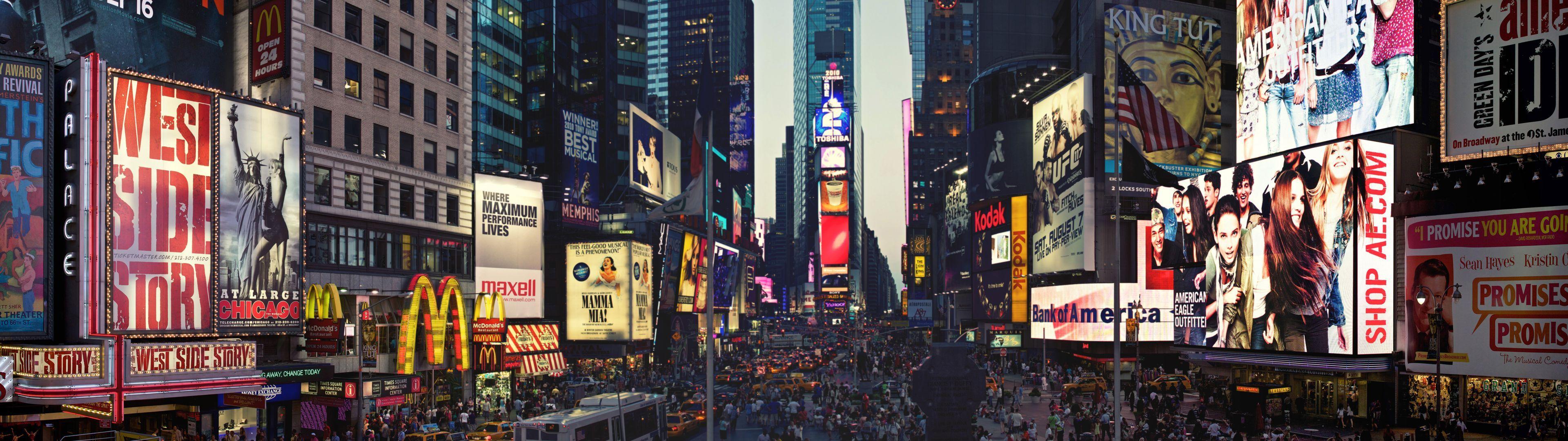 3840x1080 City Wallpaper