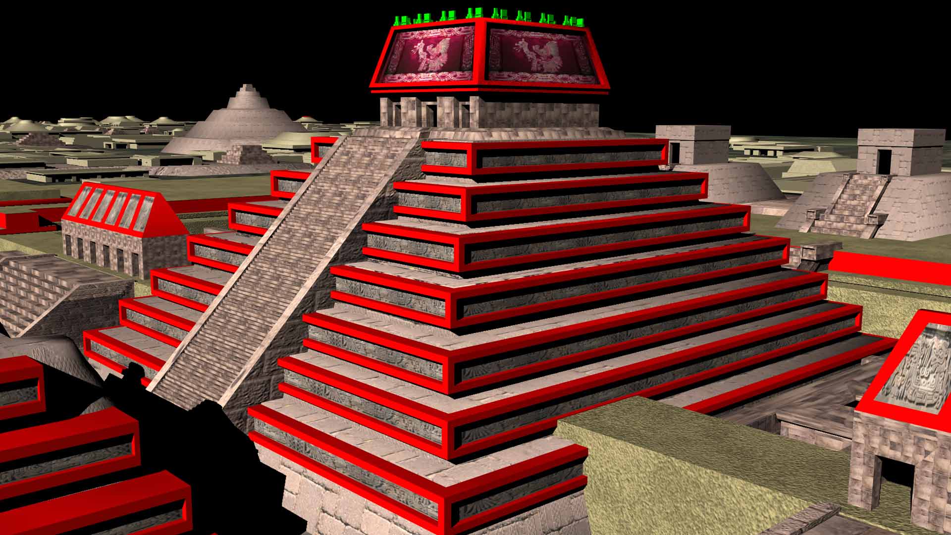1920x1080 Teotihuacan; Mexico Chaco Pueblos; New Mexico