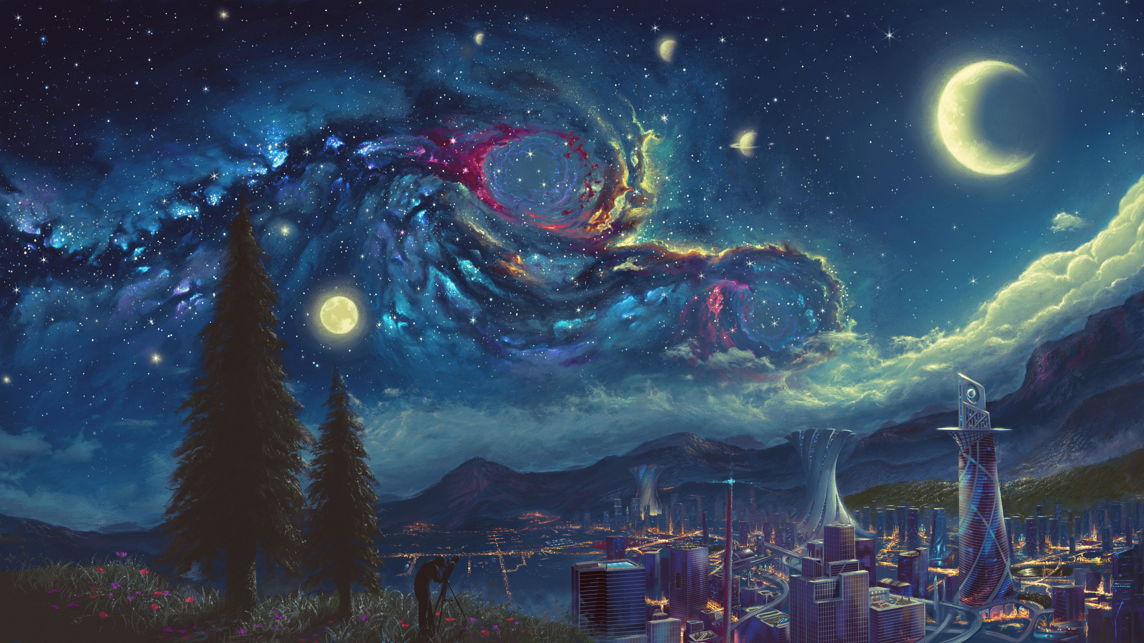 3840x2160 Sci Fi Landscape 4k Ultra HD Wallpaper