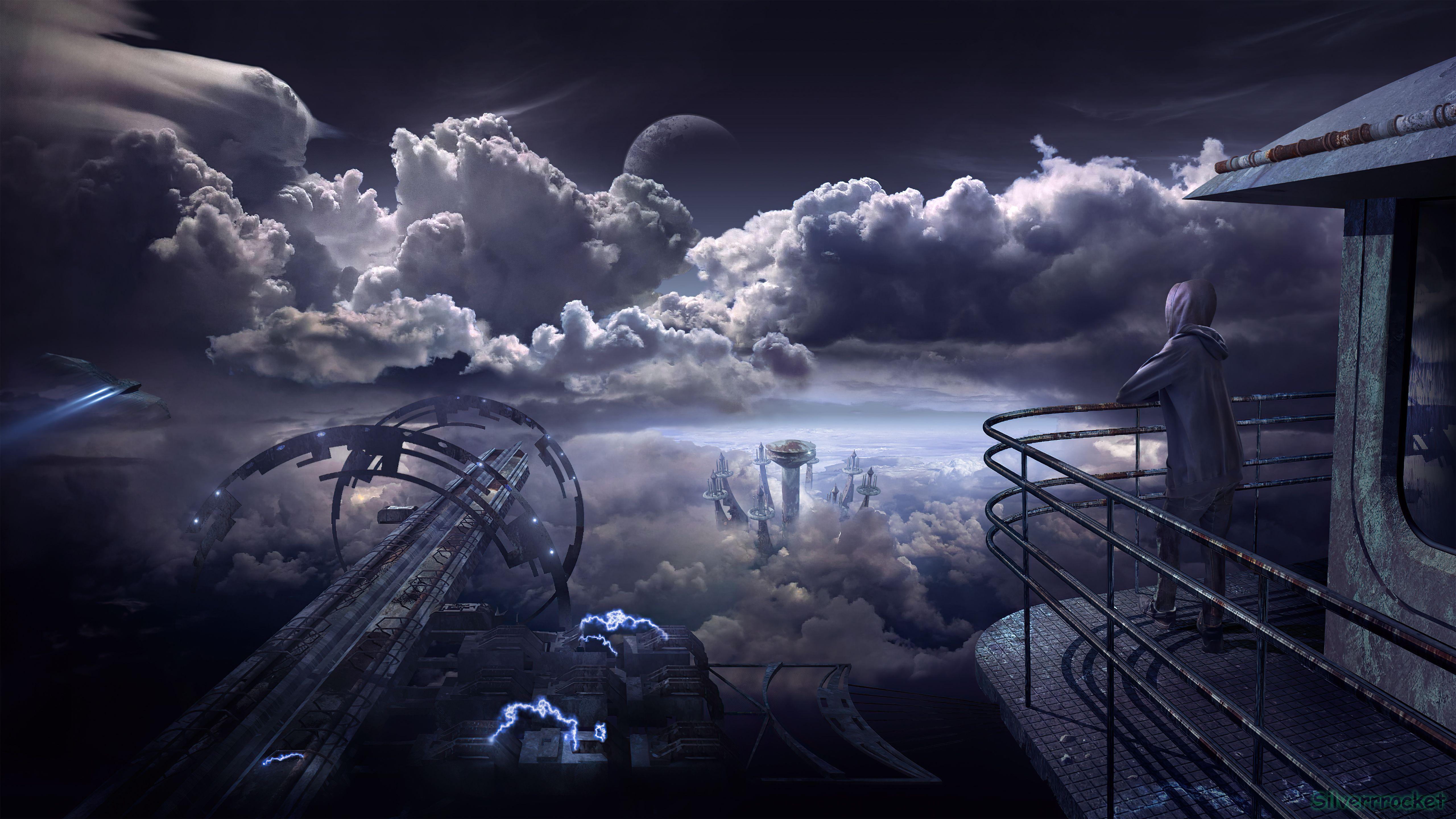 5120x2880 Sci Fi City 4k Ultra HD Wallpaper