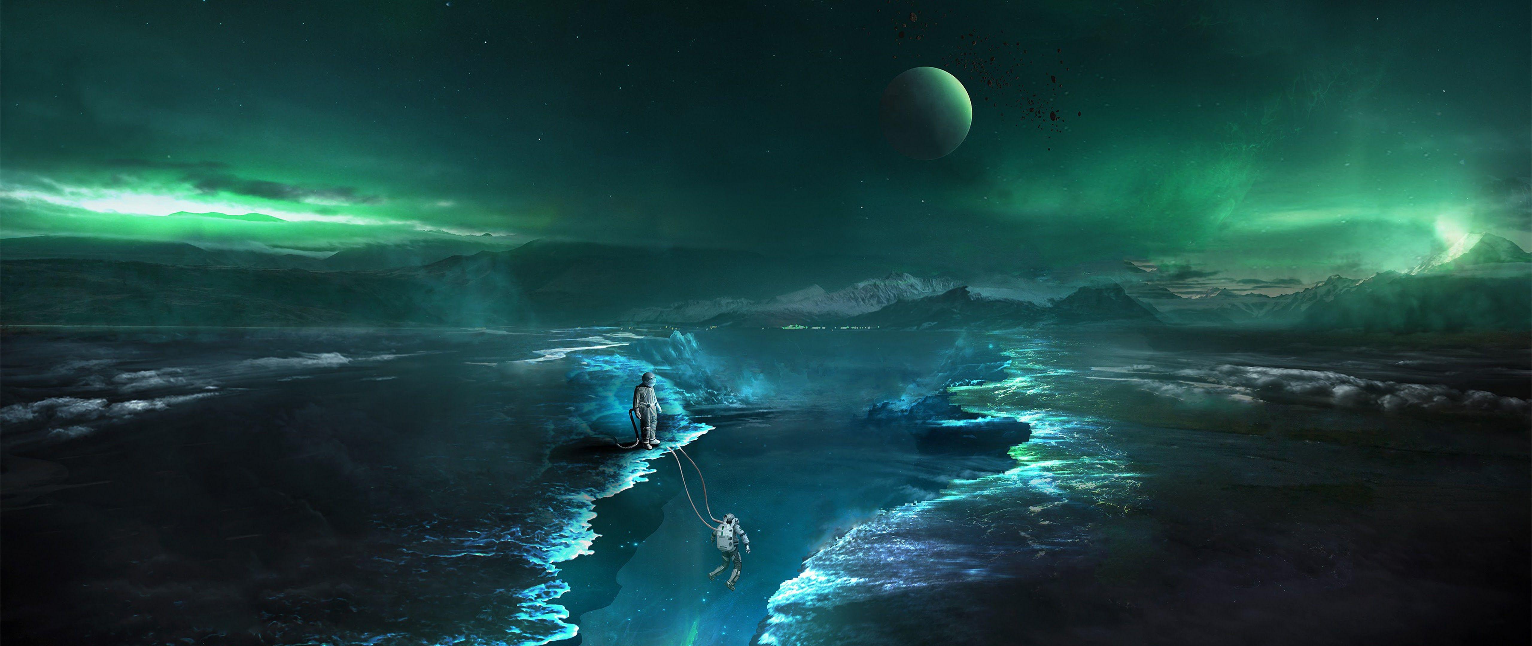 5120x2160 Free download Space Astronaut Sci Fi 4K Wallpaper 111 [5120x2160] for your Desktop, Mobile & Tablet. Explore Amazing 4K UHD WallpaperK Amazing Wallpaper, 4K UHD Wallpaper, UHD Wallpaper