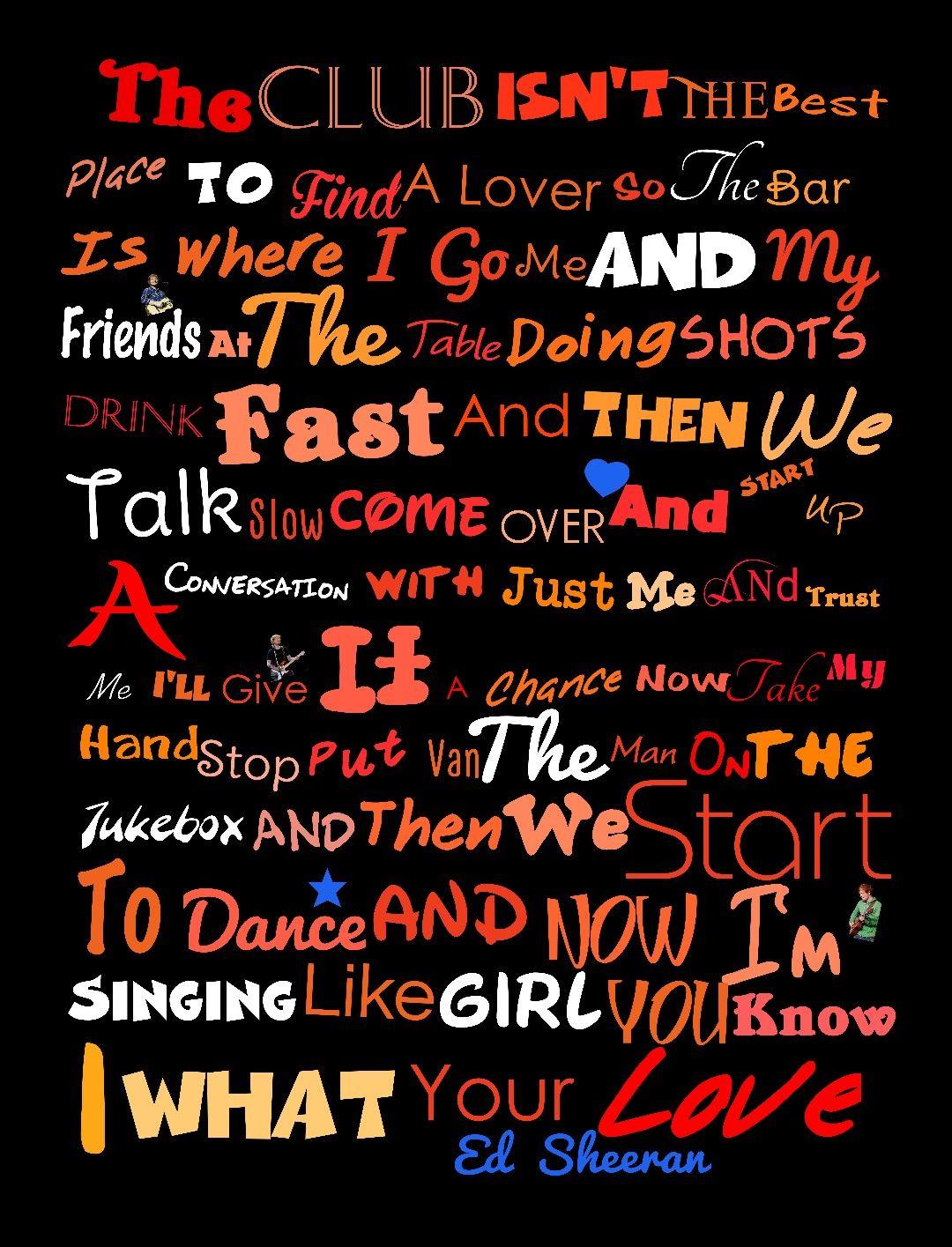 1080x1415 Shape of you by ed sheeran lyrics. Ed sheeran lyrics, Ed sheeran, Shape of you