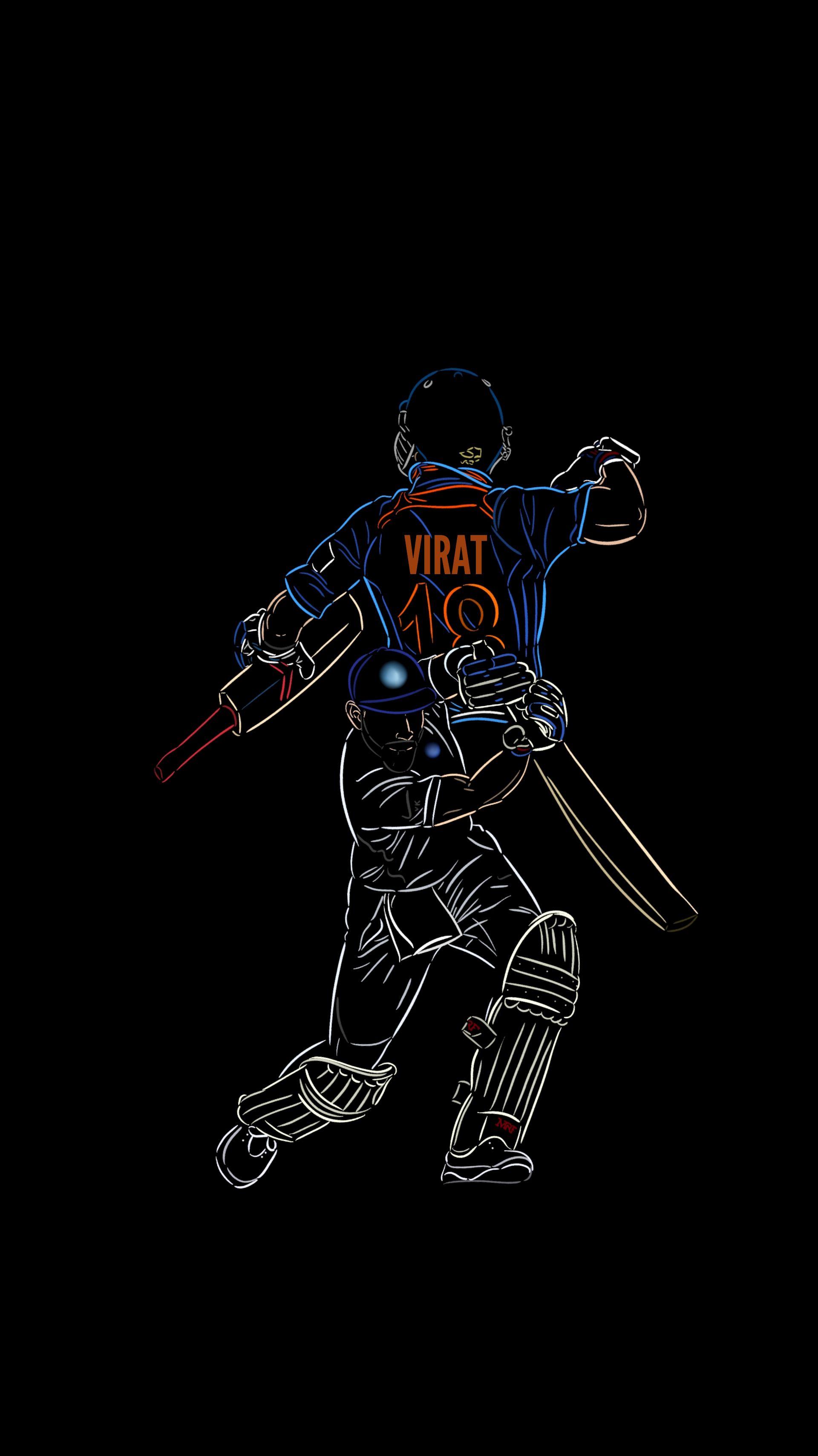 1920x3416 Virat Kohli (Minimal art)