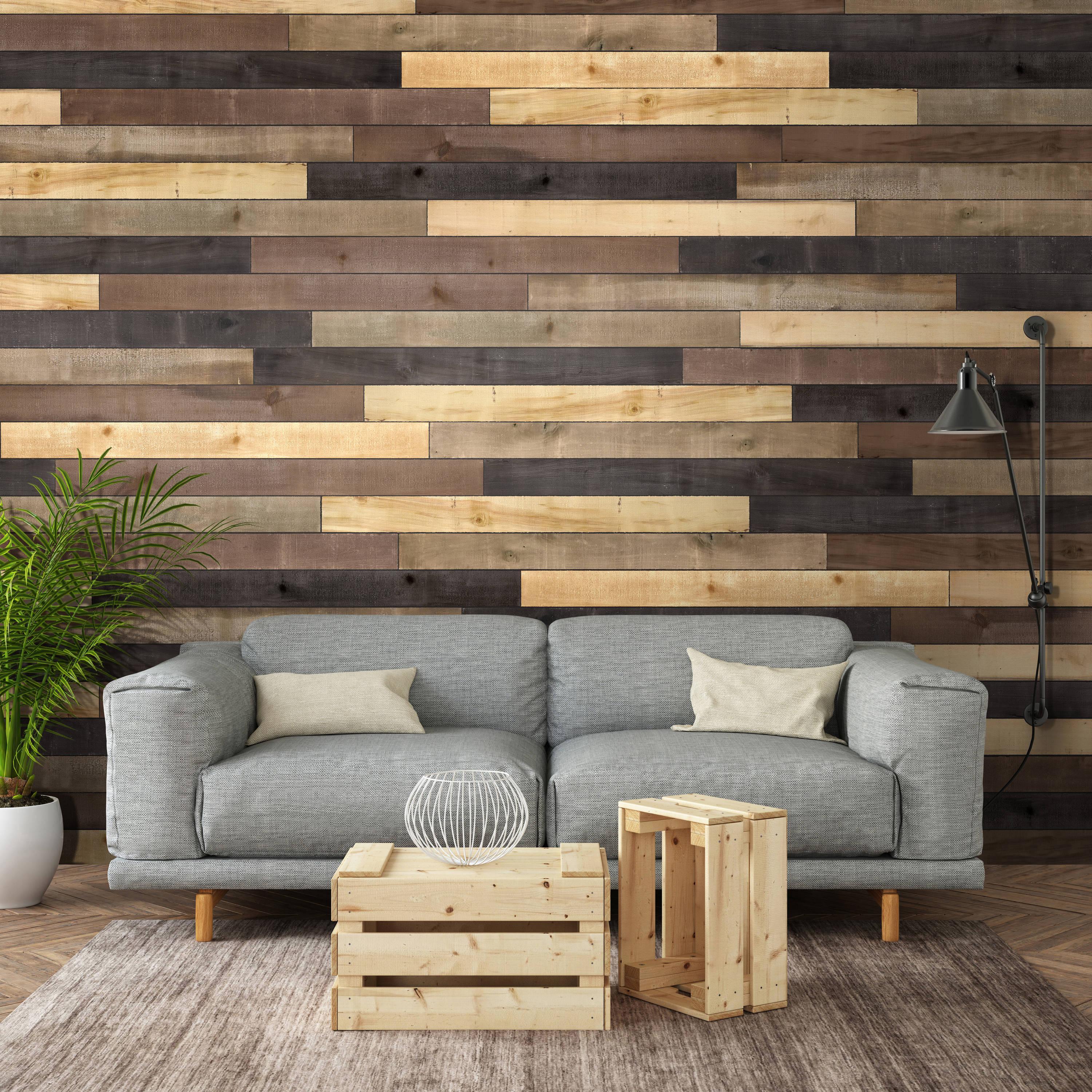 3000x3000 UFP Edge Accent Aspen Wood Square Wall Plank Kit (Coverage Area: 10.3 Sq Ft) In The Wall Plank Kits Department At