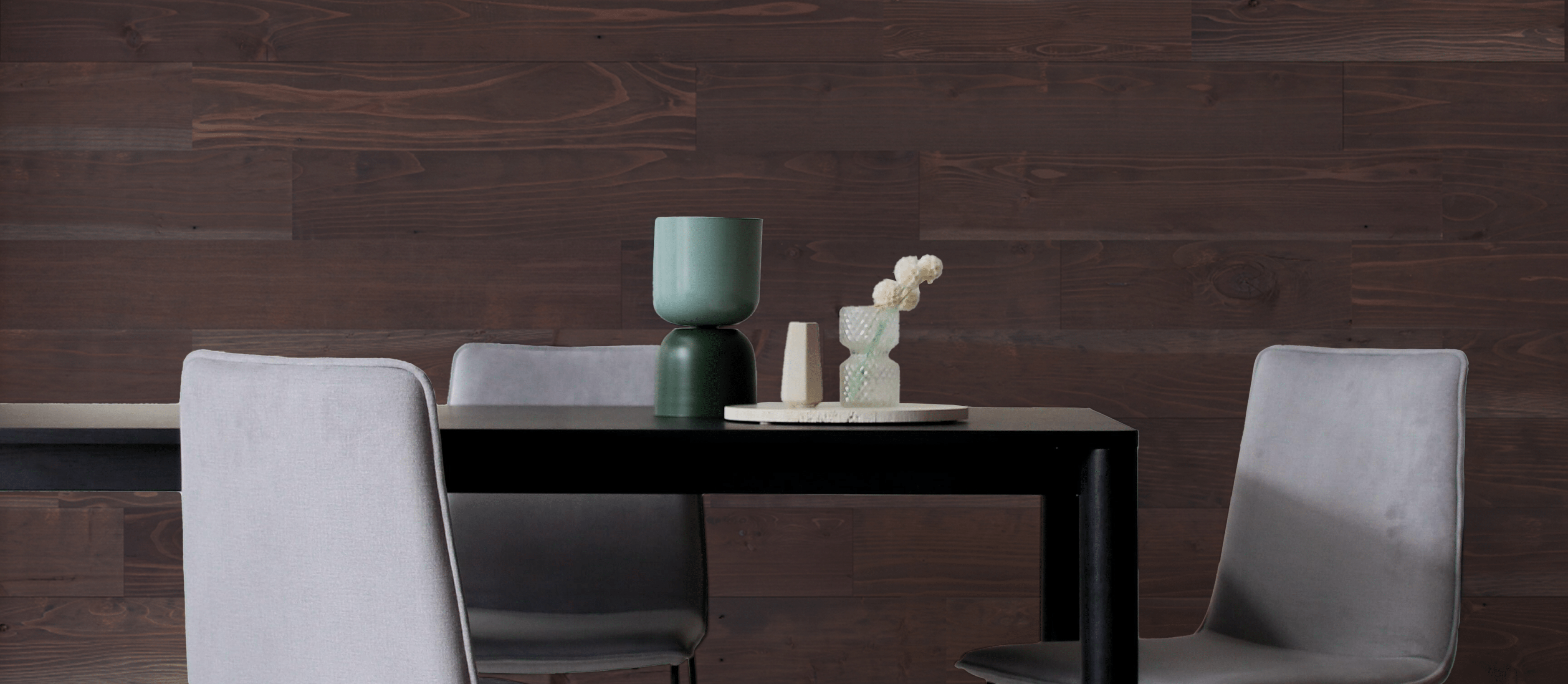 3756x1640 Modern Brown Reclaimed Redwood Planks