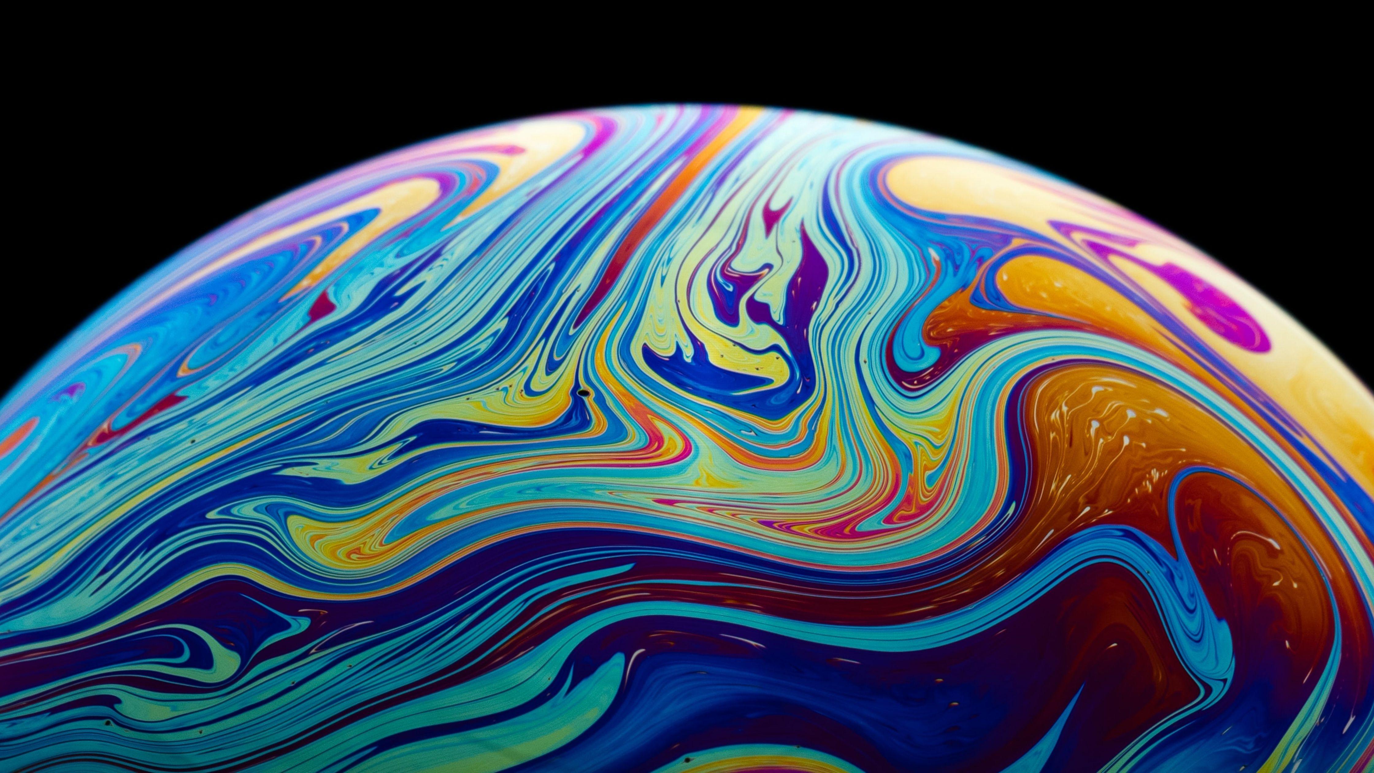 4480x2520 Soap Bubble Wallpaper 4K, Modern Art, Painting, Vibrant