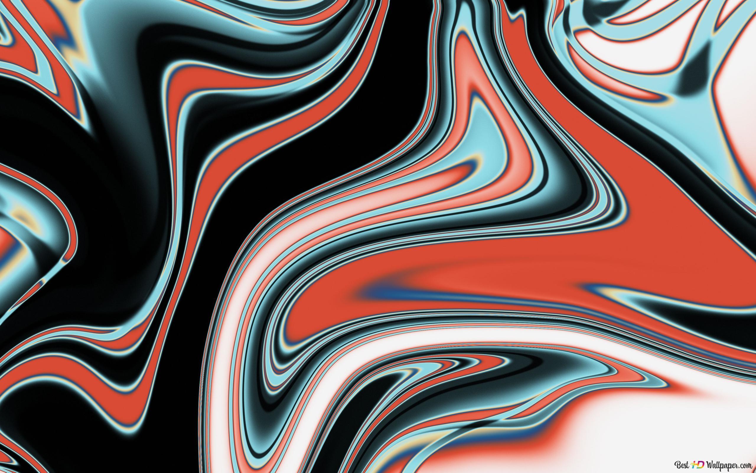 2560x1600 Digital art, abstract, colorful, liquid, modern covers background red 4K wallpaper download