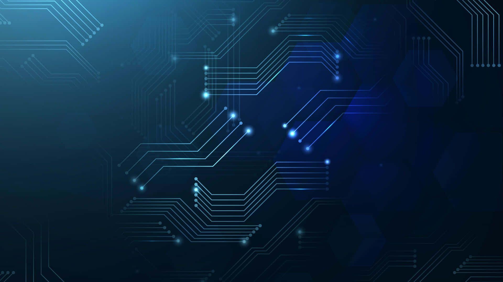 1920x1080 Download Blue Cyber Tech Picture