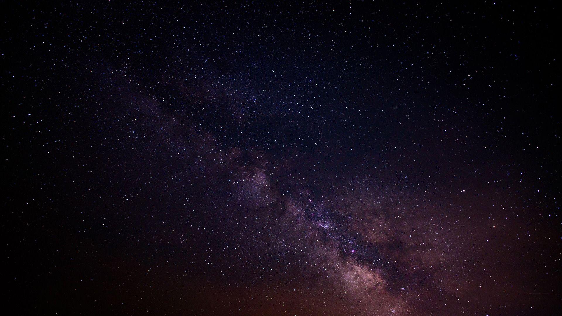 1920x1080 Blue And Brown Starry Sky Space High Quality Wallpaper