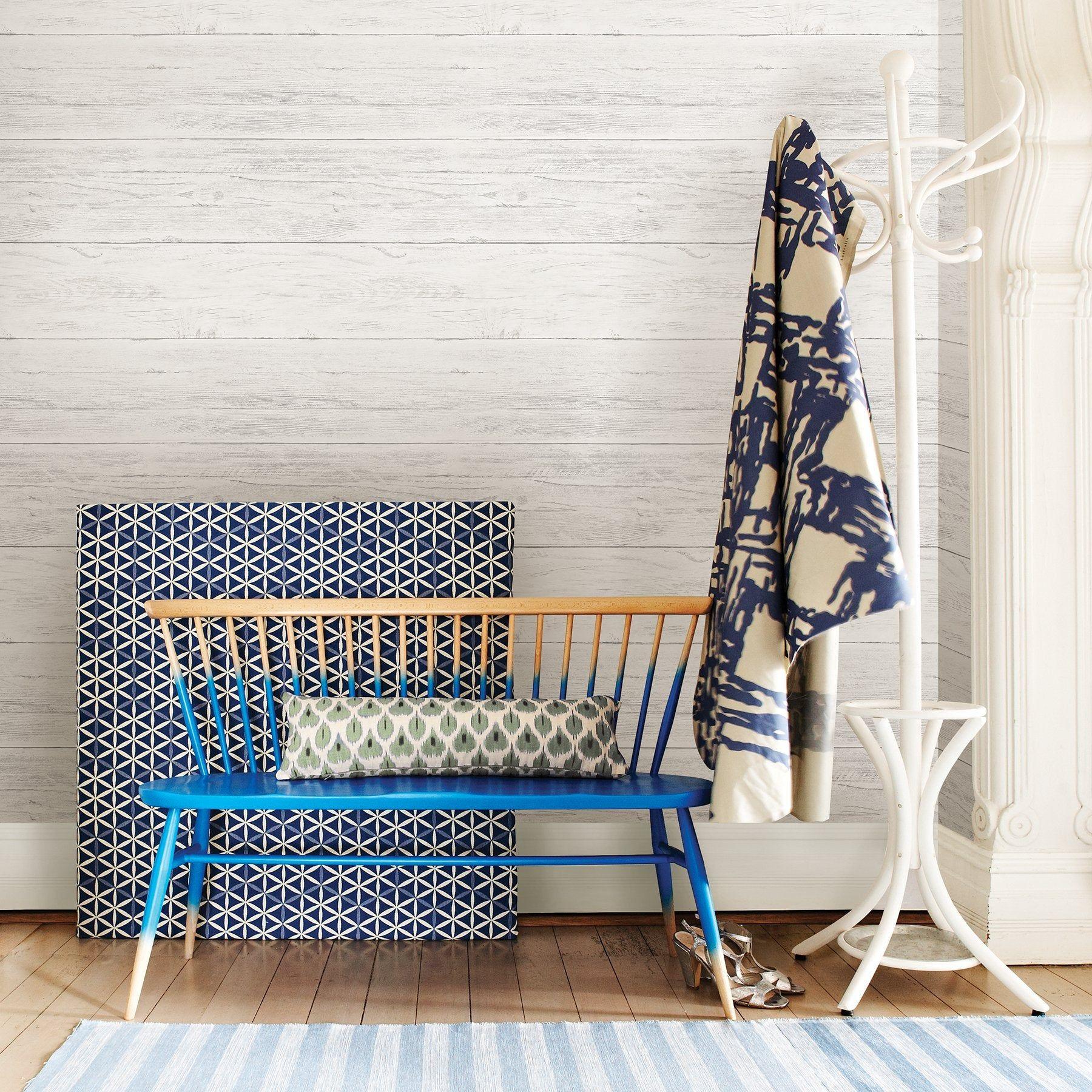 1800x1800 Shiplap Peel & Stick Wallpaper