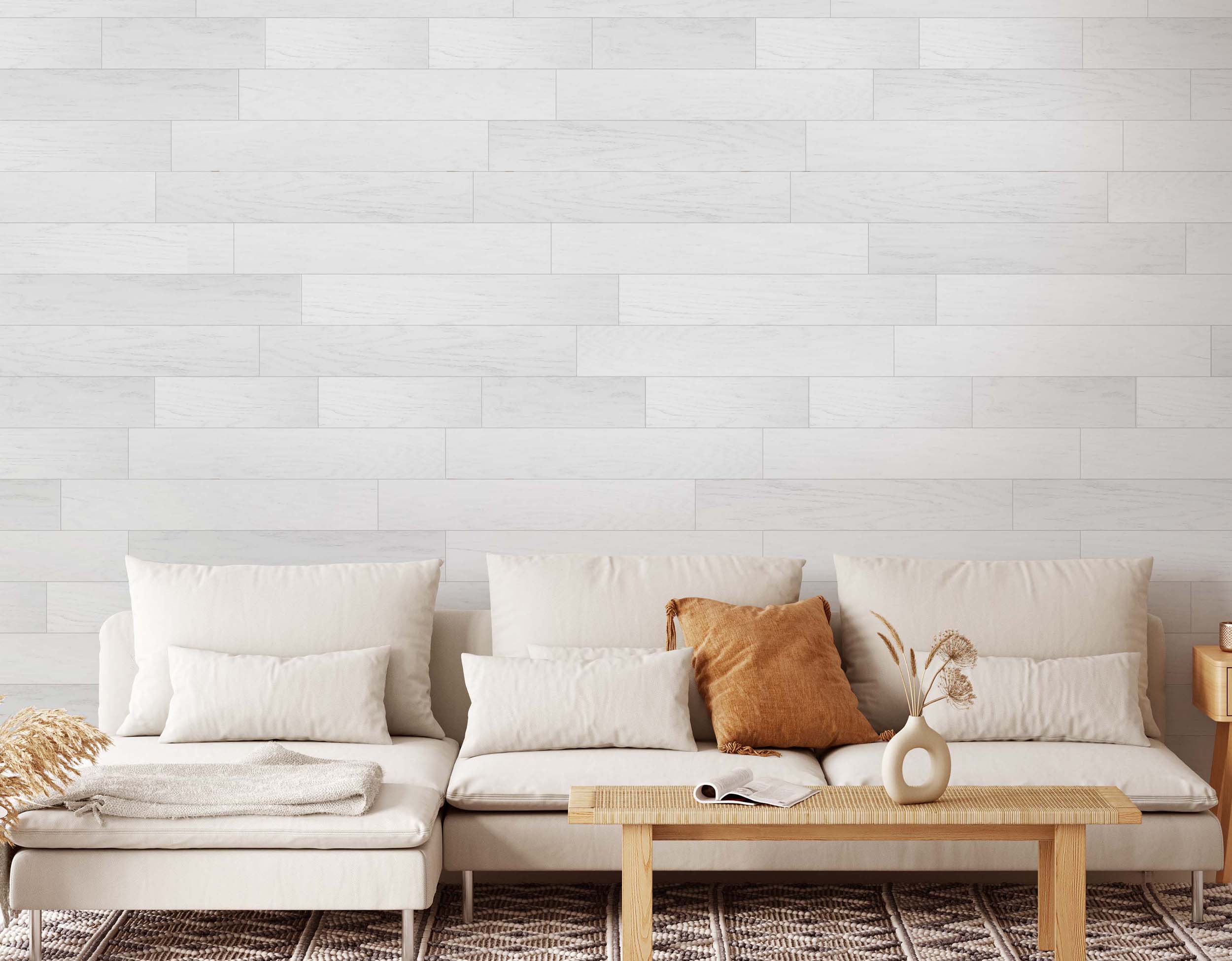 2500x1950 Antique White Woodland Shiplap Plank.2 Sq. Ft