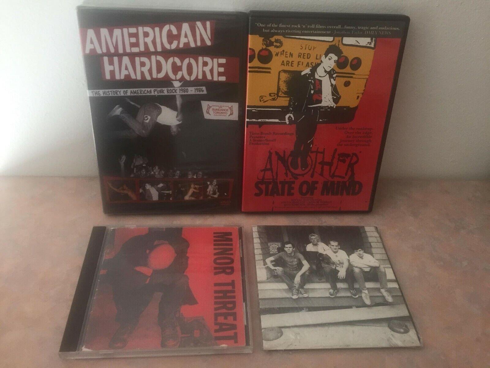 1600x1200 MINOR THREAT 2 CD 2 DVD LOT COMPLETE DISCOGRAPHY 1ST DEMO TAPE AMERICAN HARDCORE