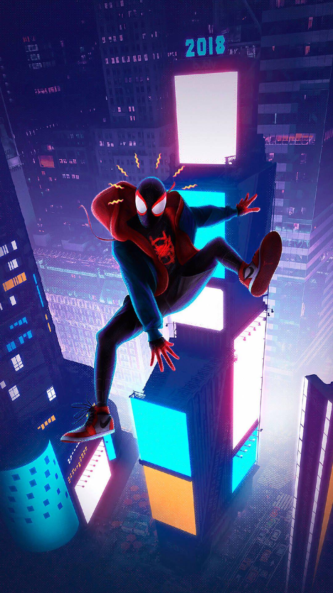 1080x1920 Download Popular Phone Spiderman Miles Morales Wallpaper
