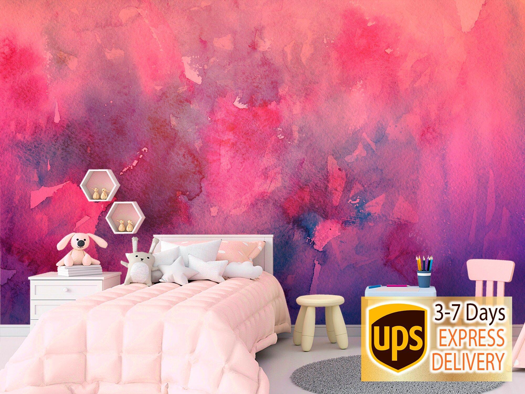 2000x1500 Purple Watercolor Ombre Wallpaper / Paint Stains Watercolor
