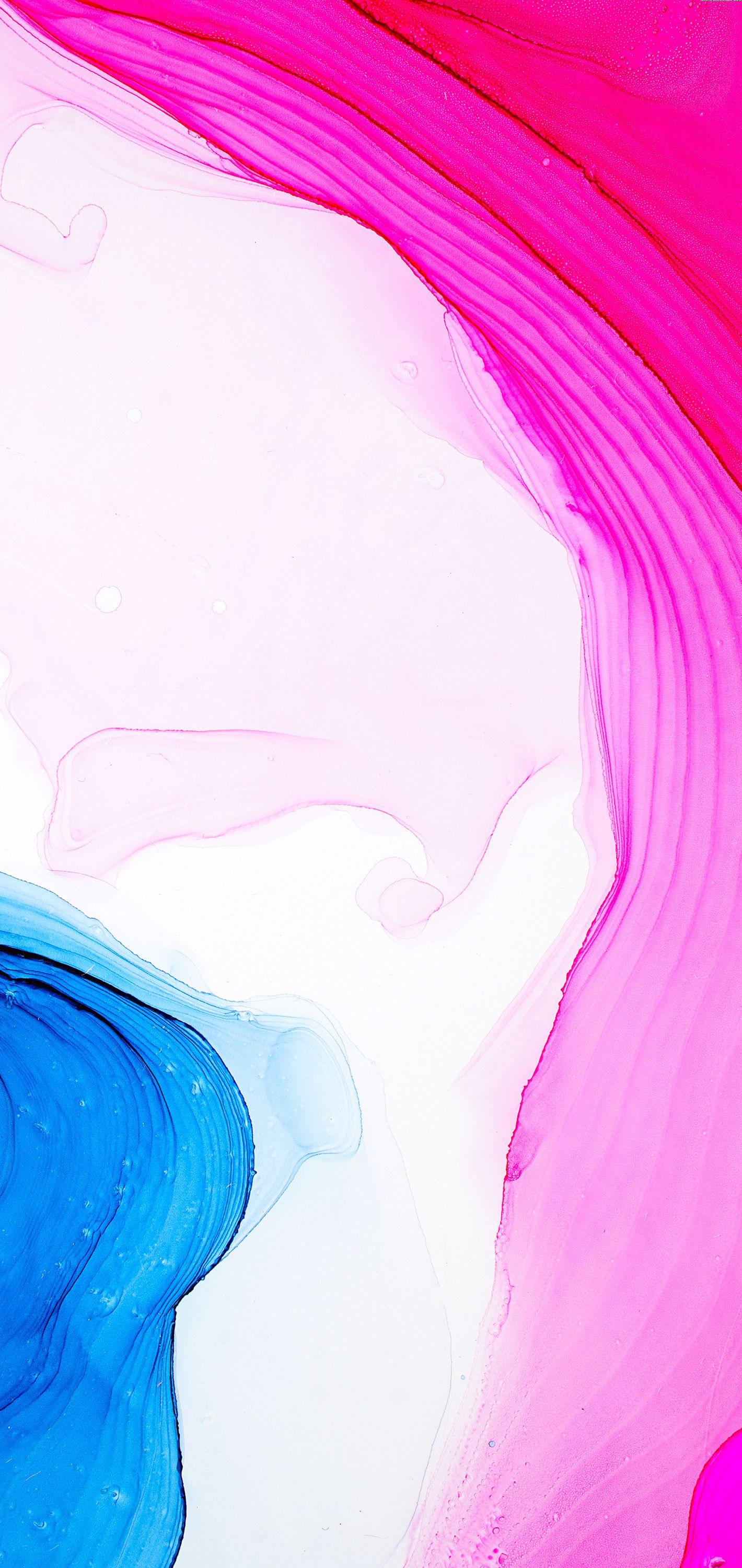 1420x3000 Wallpaper Watercolor Paint, Purple, Paint, Gesture, Violet, Background Free Image