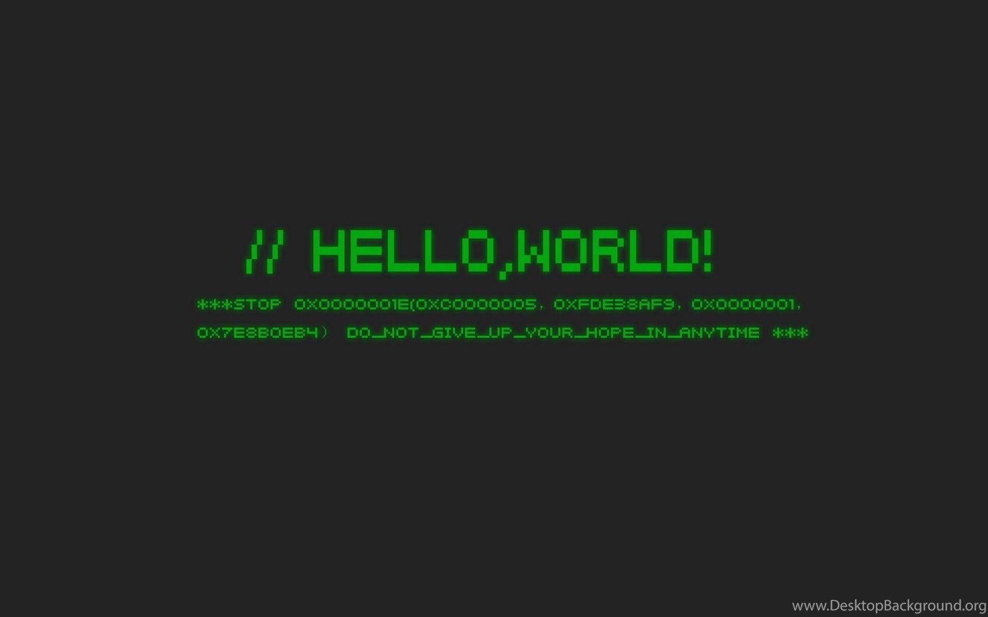 Hello Word Wallpapers - Top Free Hello Word Backgrounds - WallpaperAccess