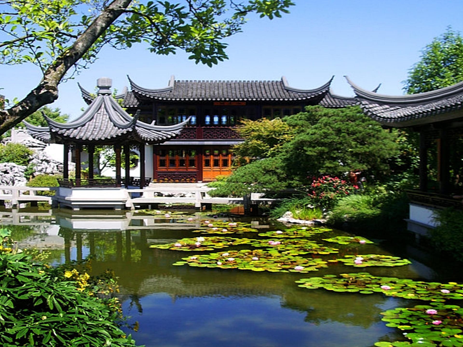 1920x1440 Chinese Garden Wallpaper 5 X 1440